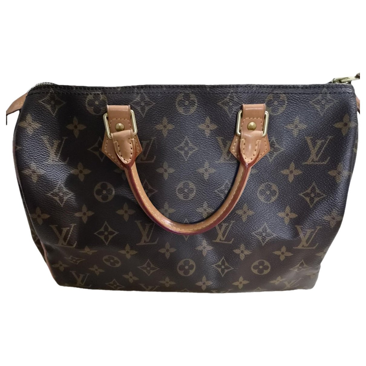 Speedy leather handbag