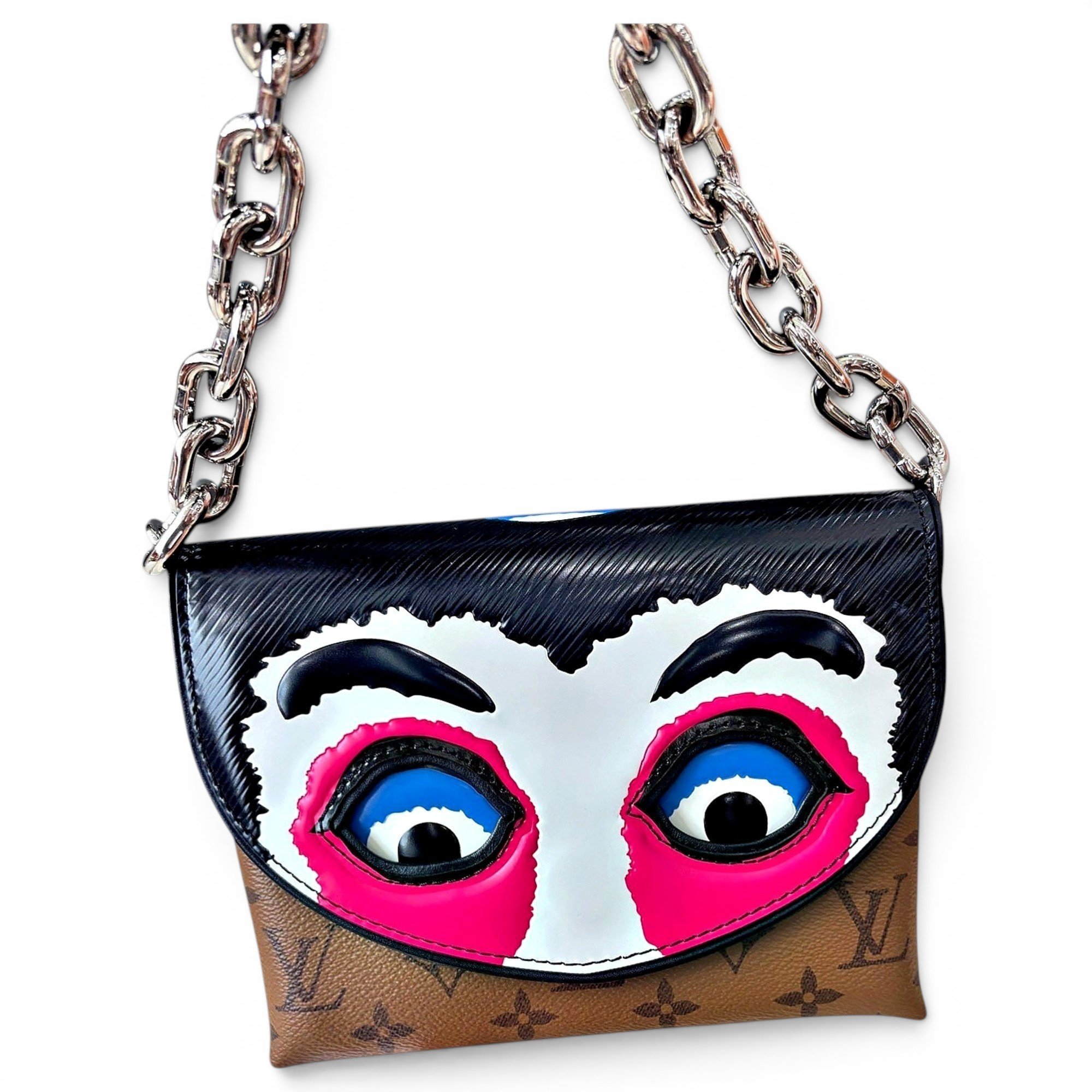 Kabuki leather handbag