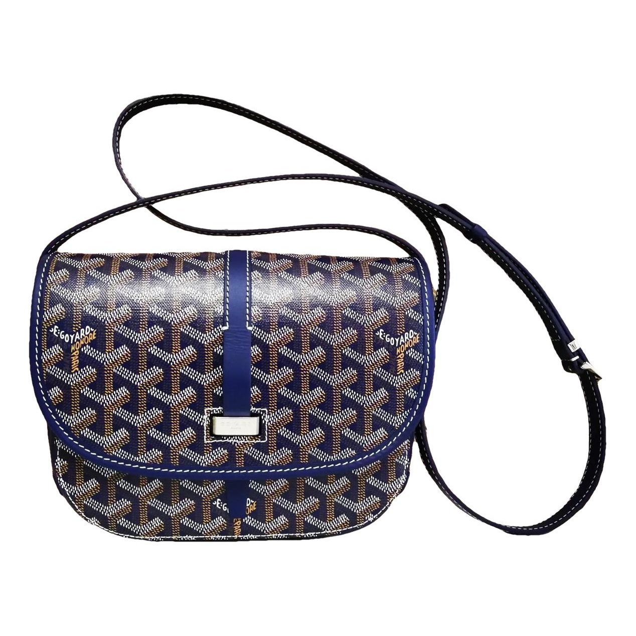 Goyard Belvedère leather crossbody bag