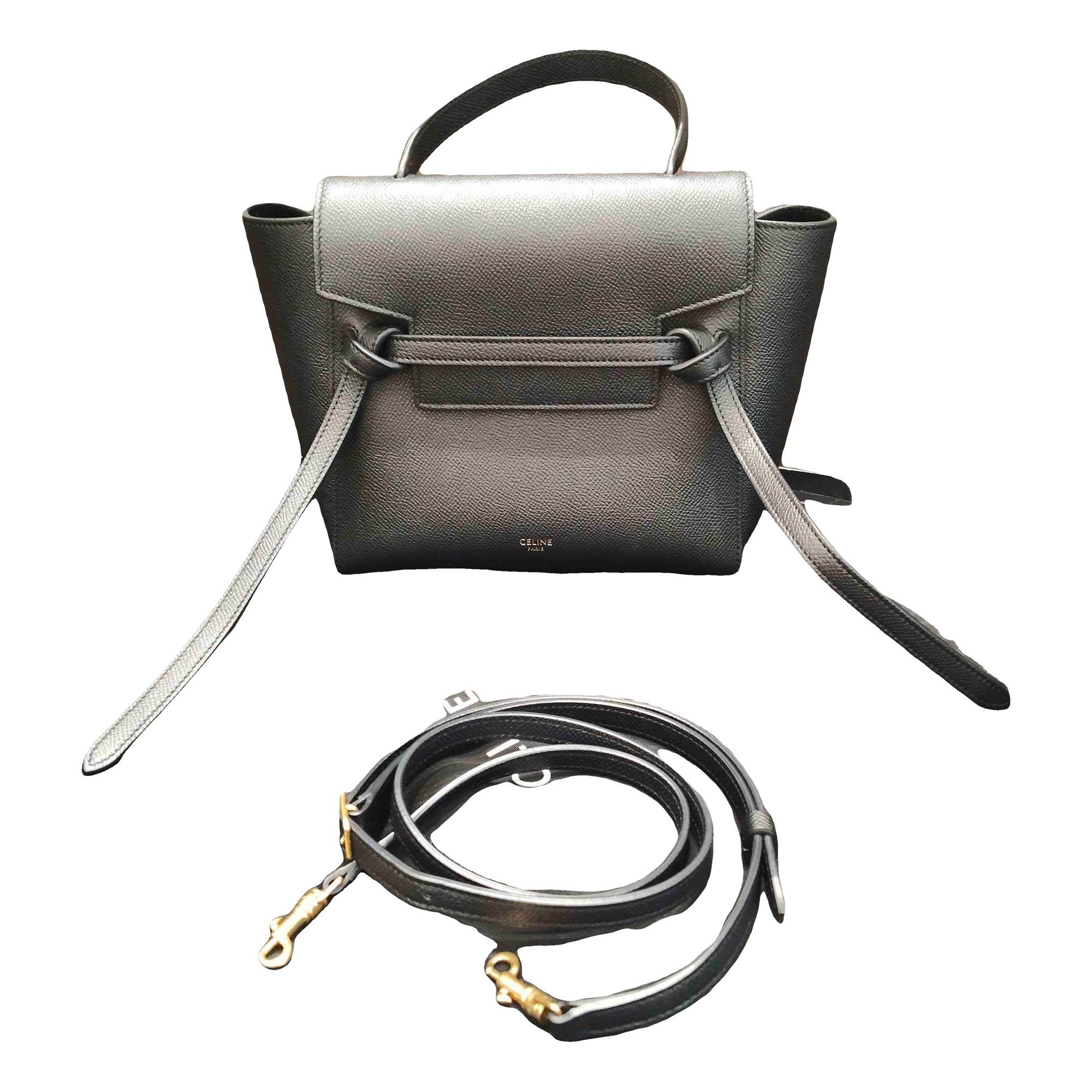 Belt leather handbag
