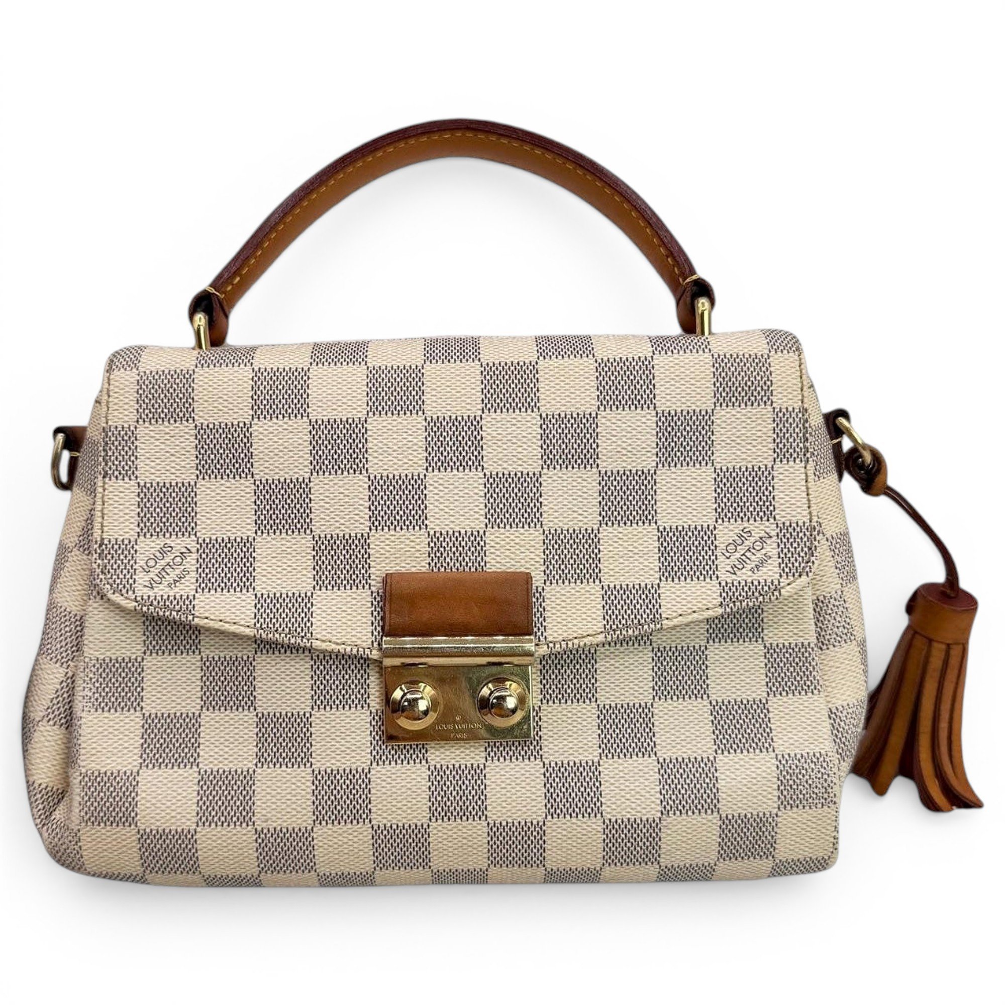 Croisette leather handbag