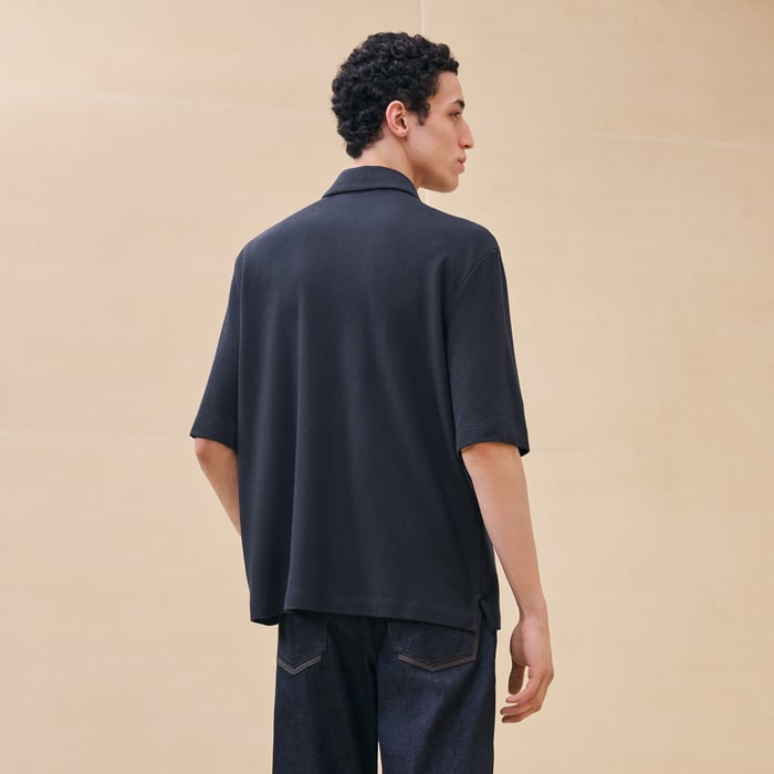 Marine Polo Shirt With Pocket