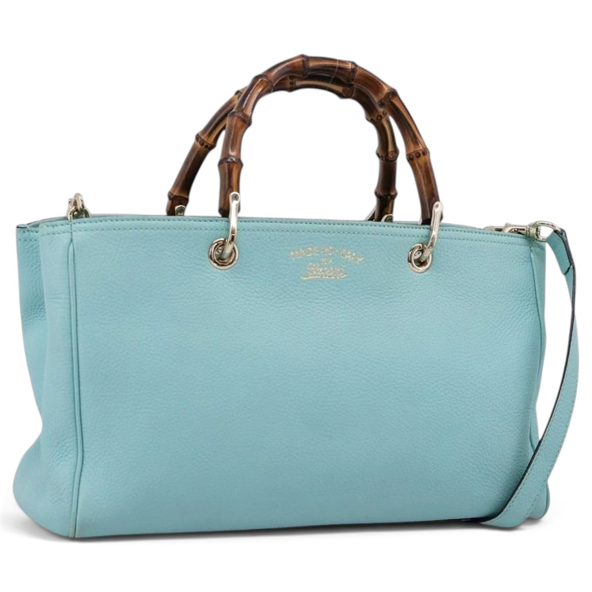 Gucci B leather handbag