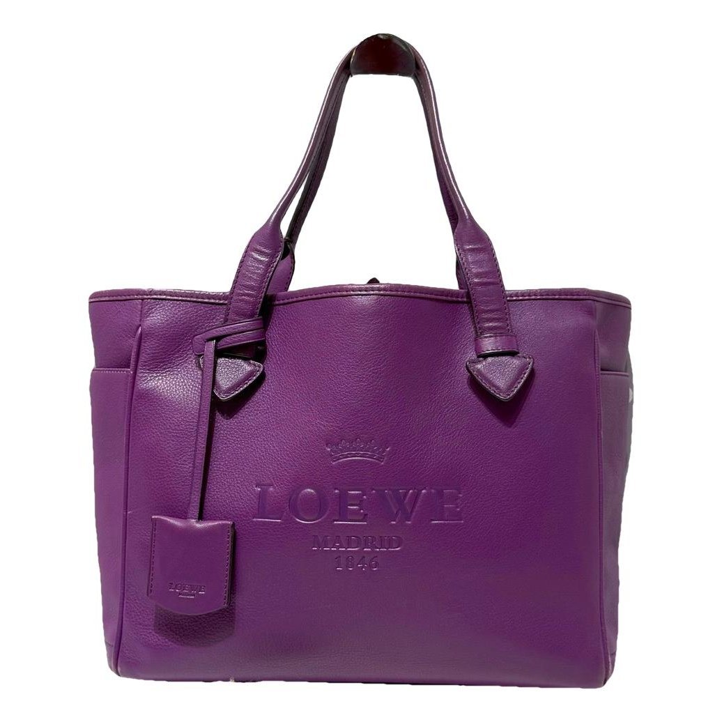 T Shopper leather handbag