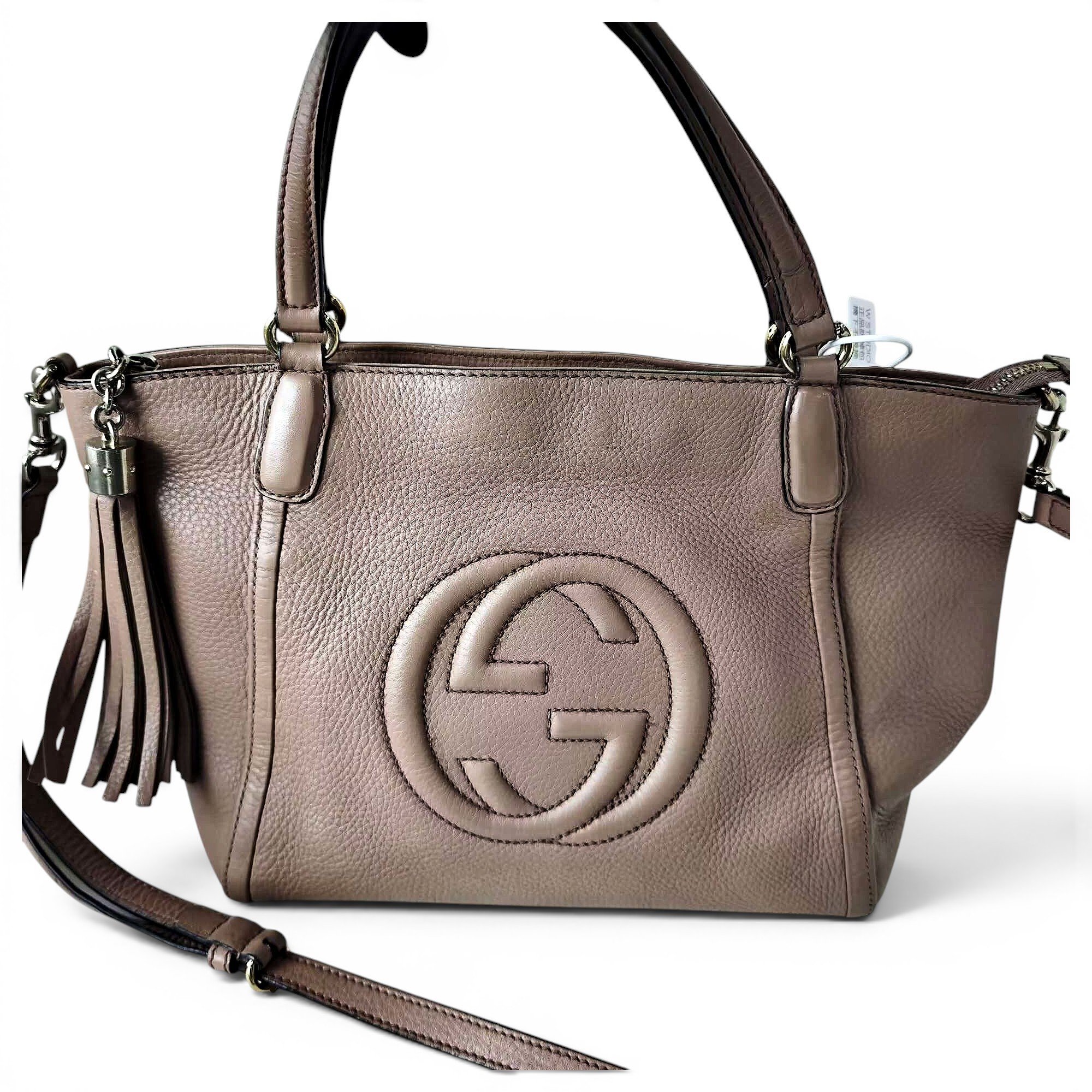 Soho Top Handle leather handbag