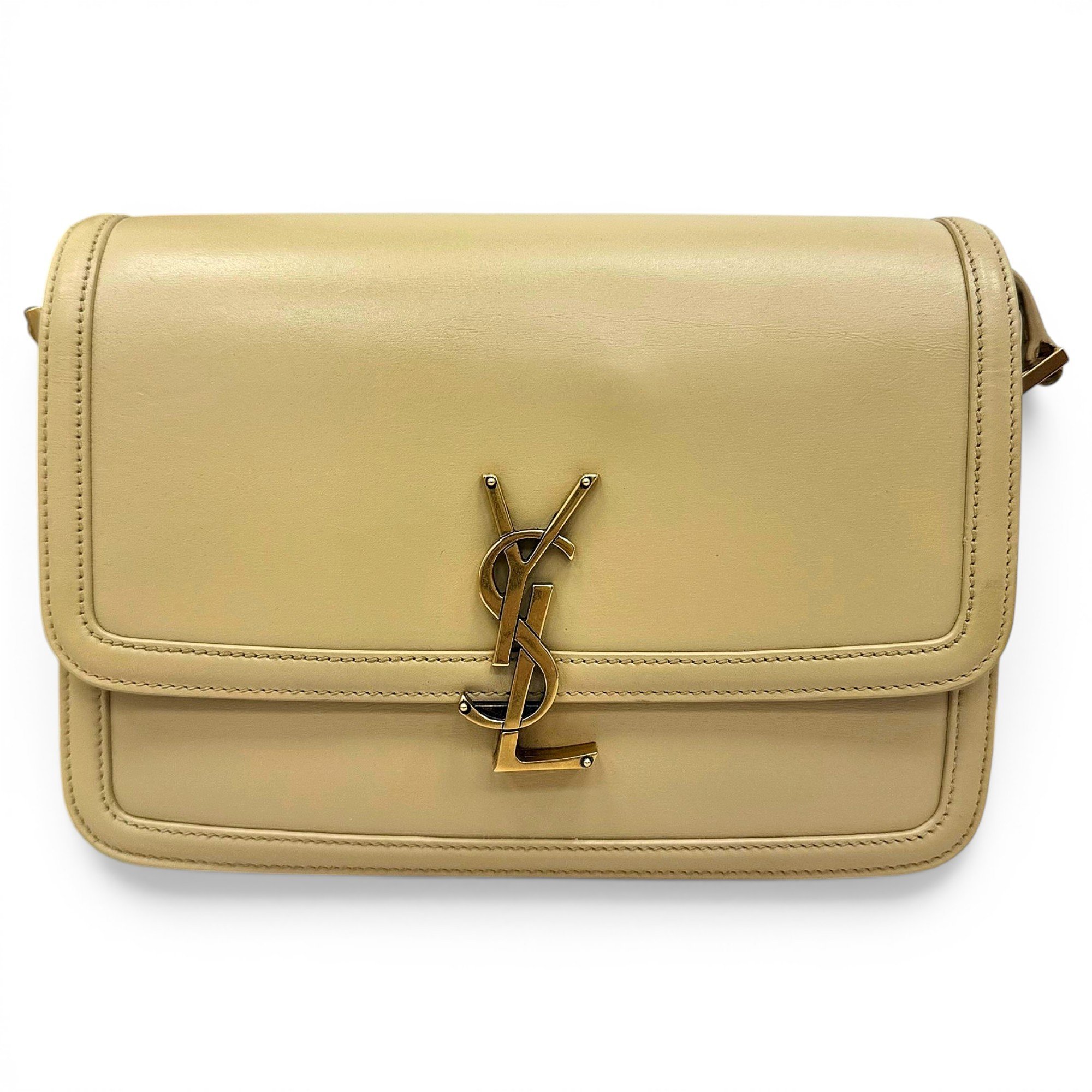 Solférino leather handbag