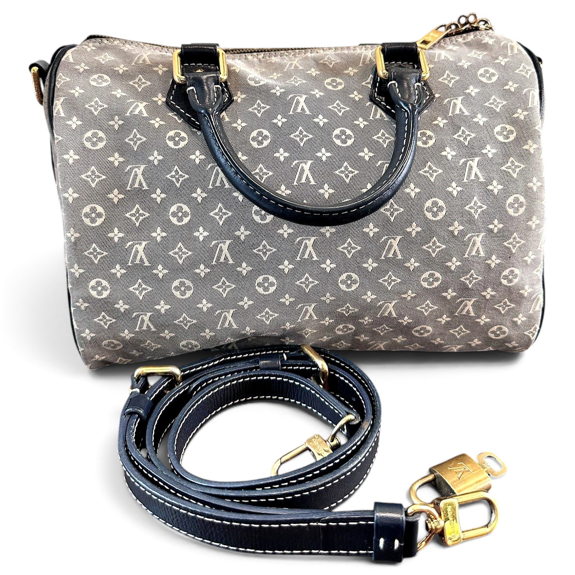 Speedy leather handbag