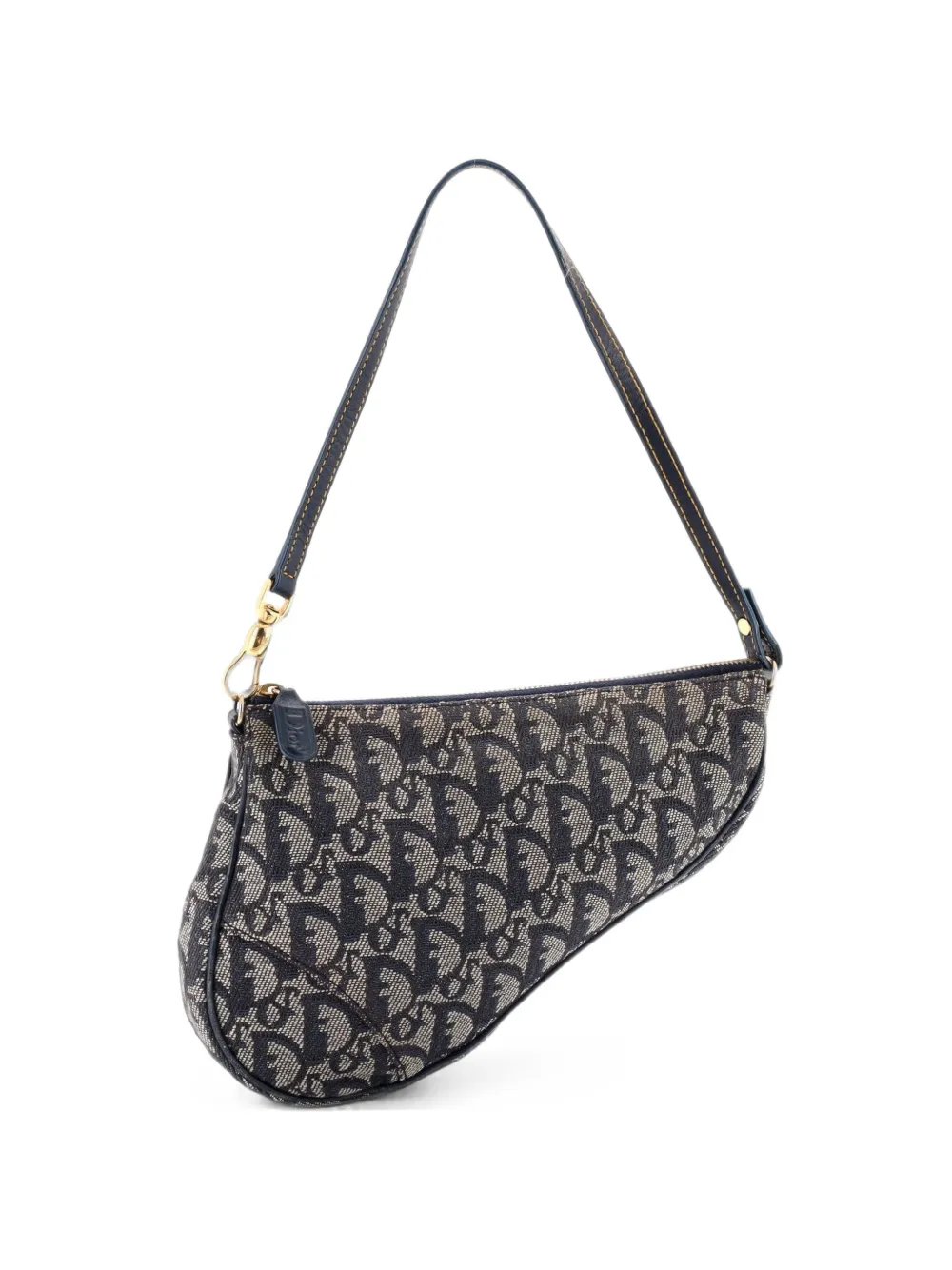 Vintage Saddle Bag Diorissimo Canvas Mini clutch bag