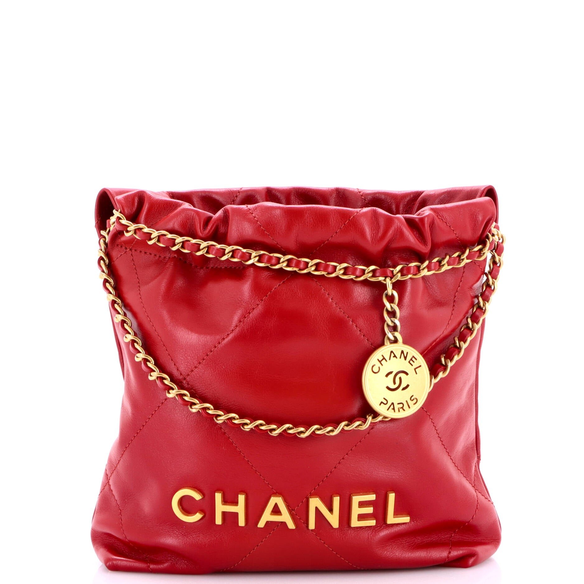 22 Chain Hobo Quilted Calfskin Mini