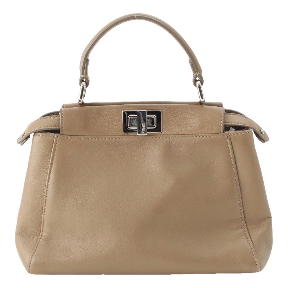 Peekaboo leather handbag