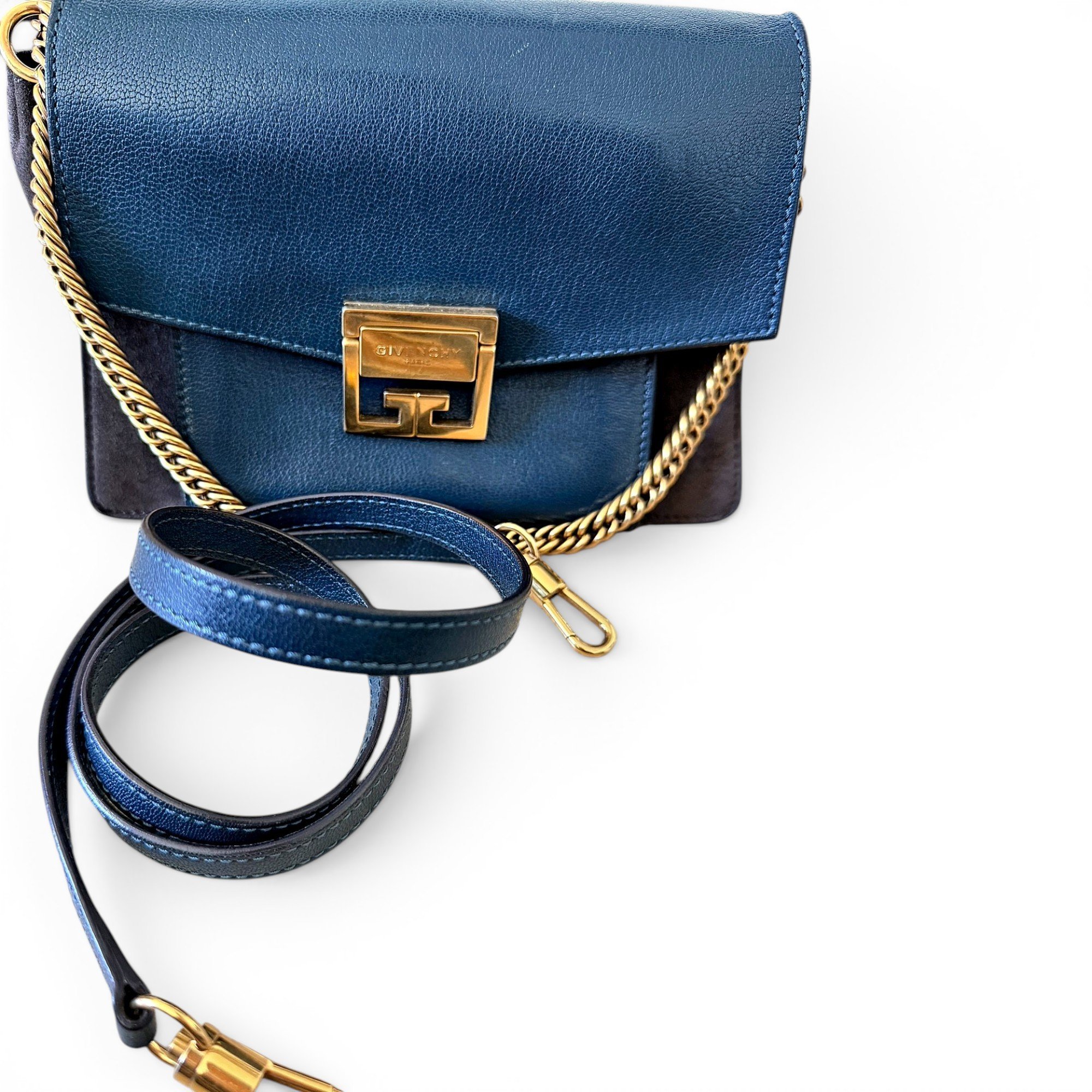GV3 leather crossbody bag
