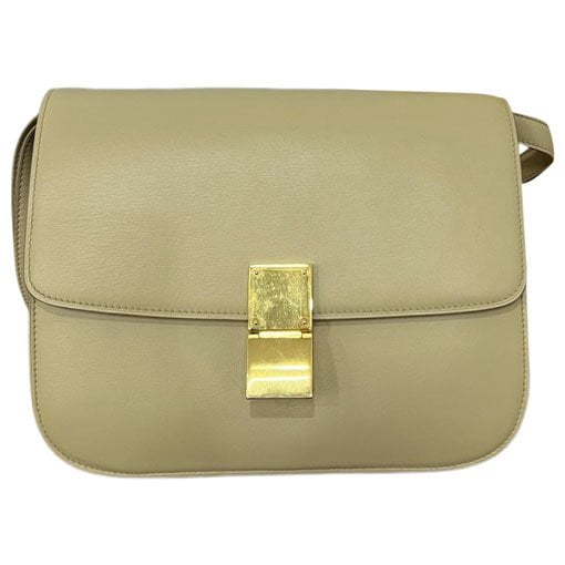 Classic leather handbag