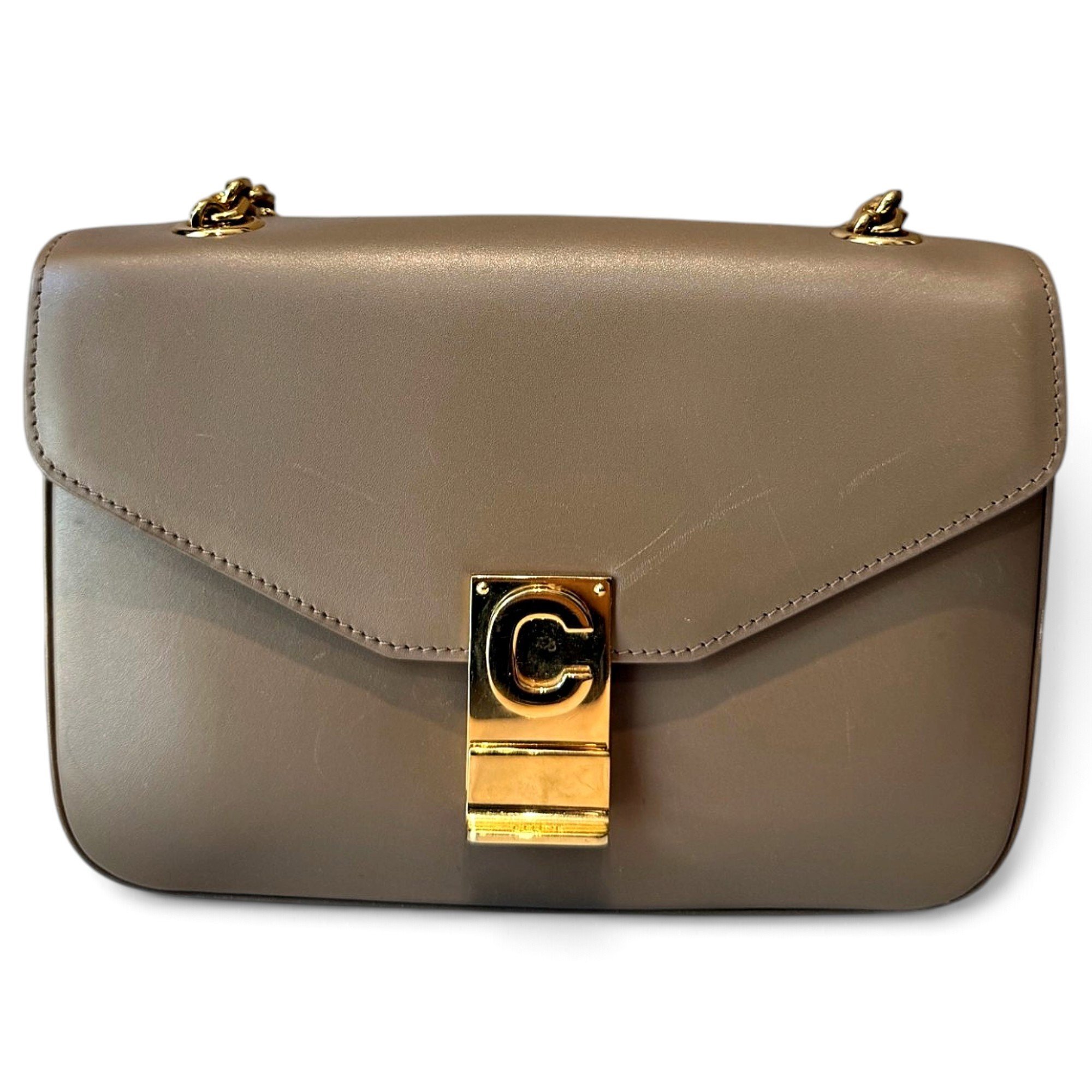 Triomphe leather handbag