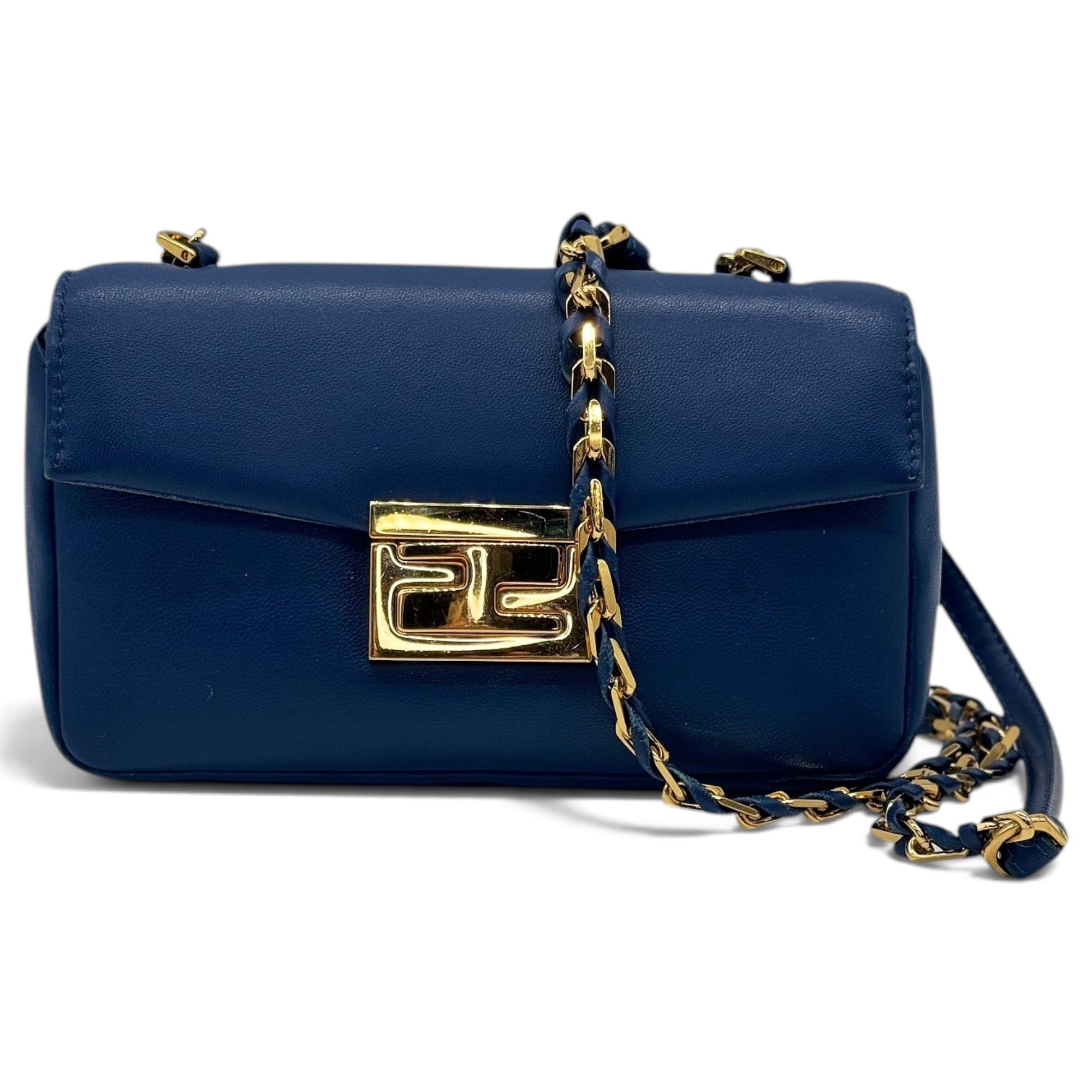 Baguette leather handbag