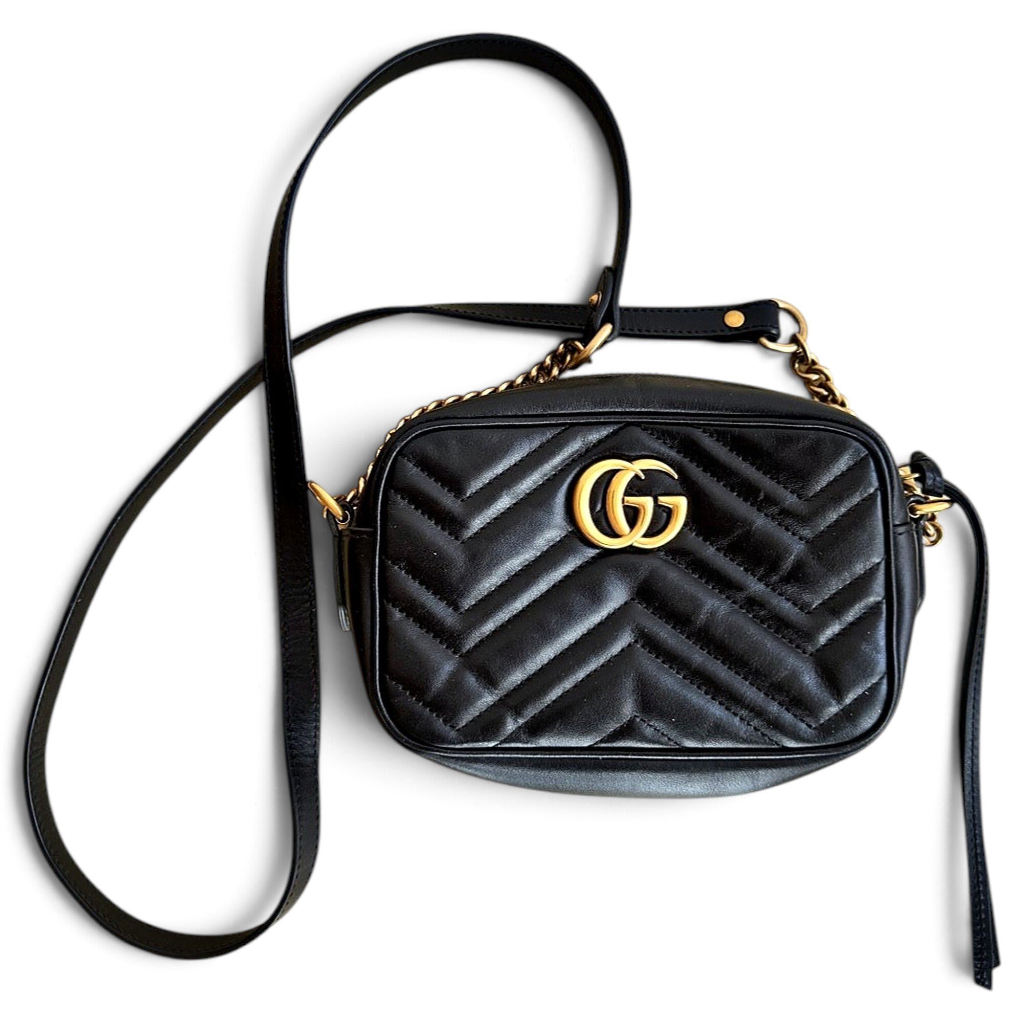 GG Marmont leather crossbody bag