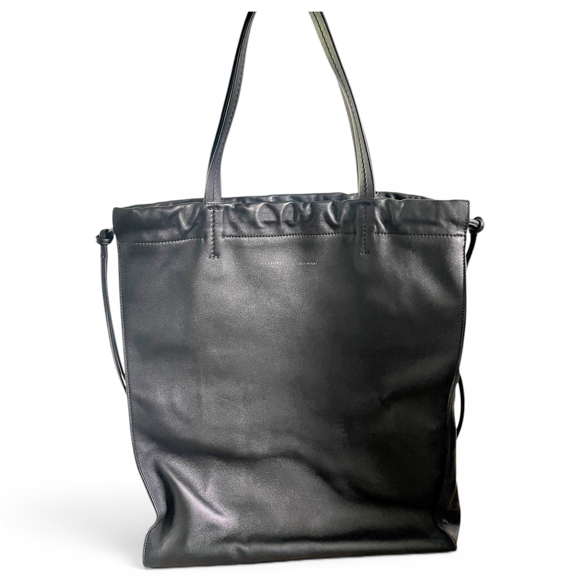 Cabas leather tote