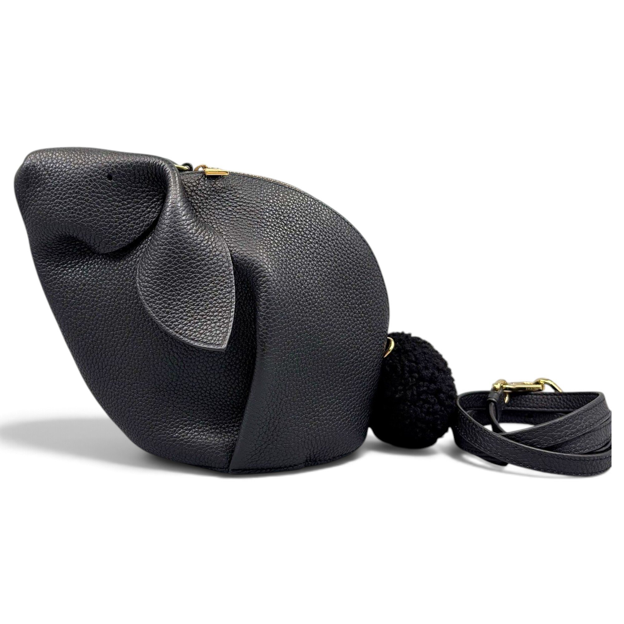 Animals leather handbag