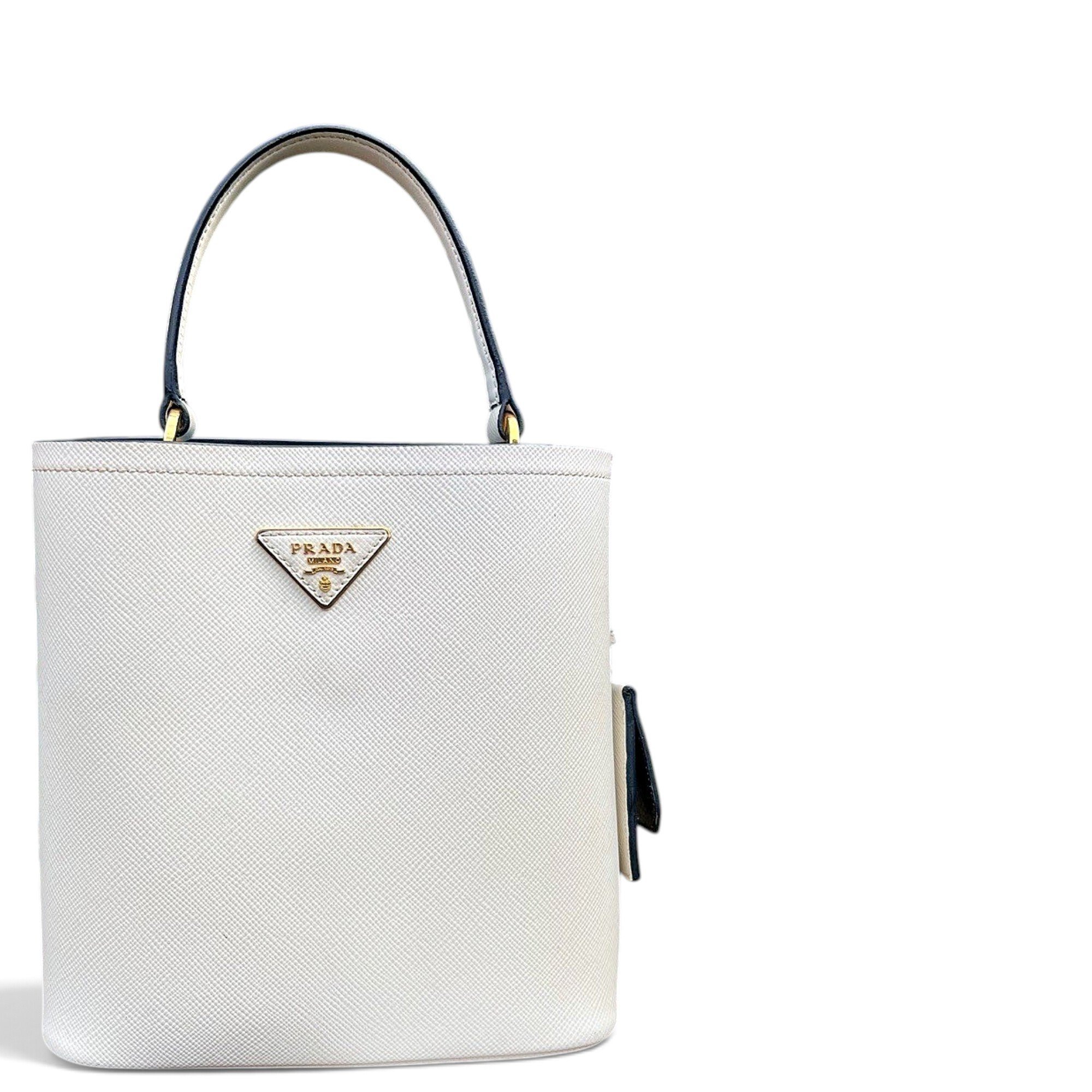 Panier leather handbag