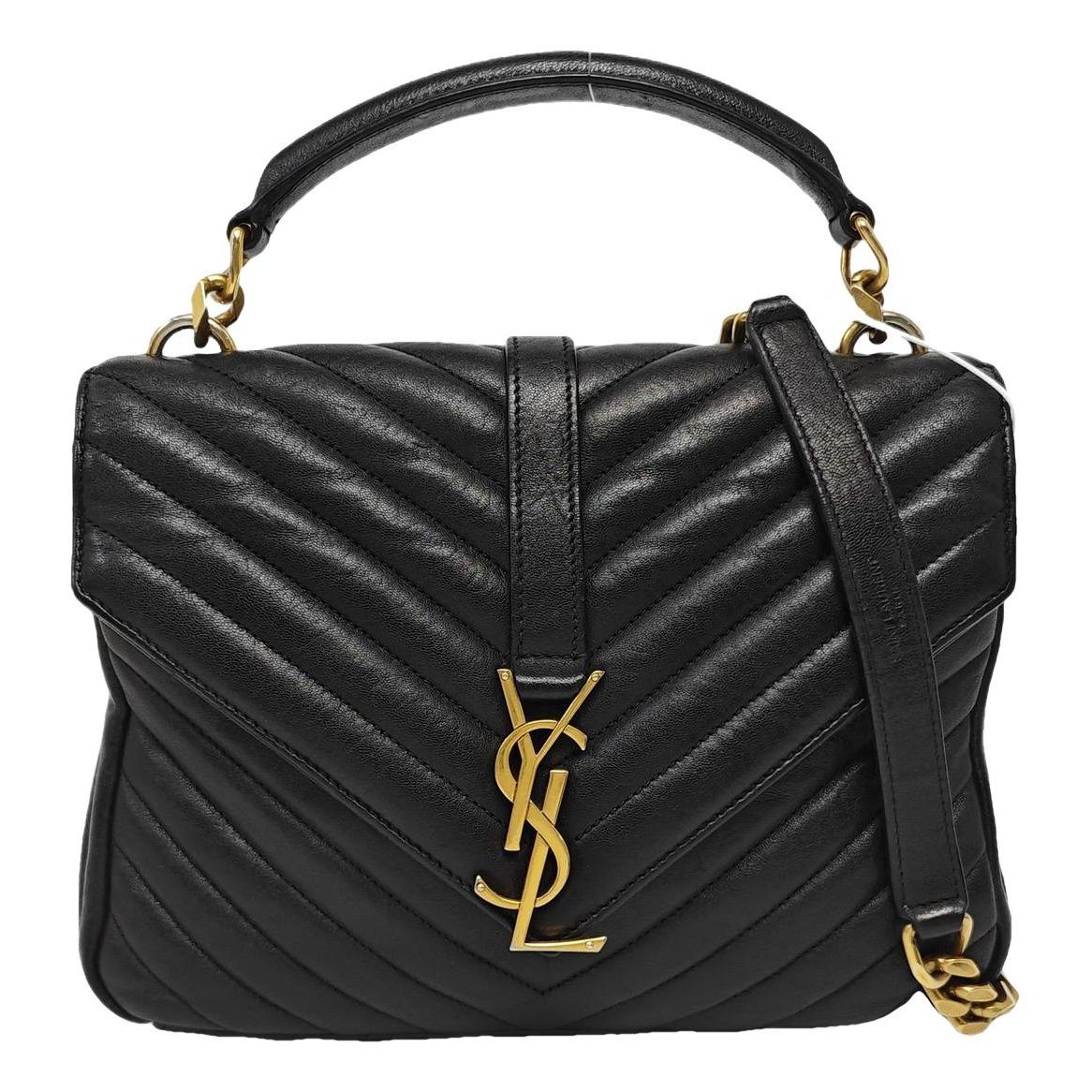Collége monogramme leather handbag