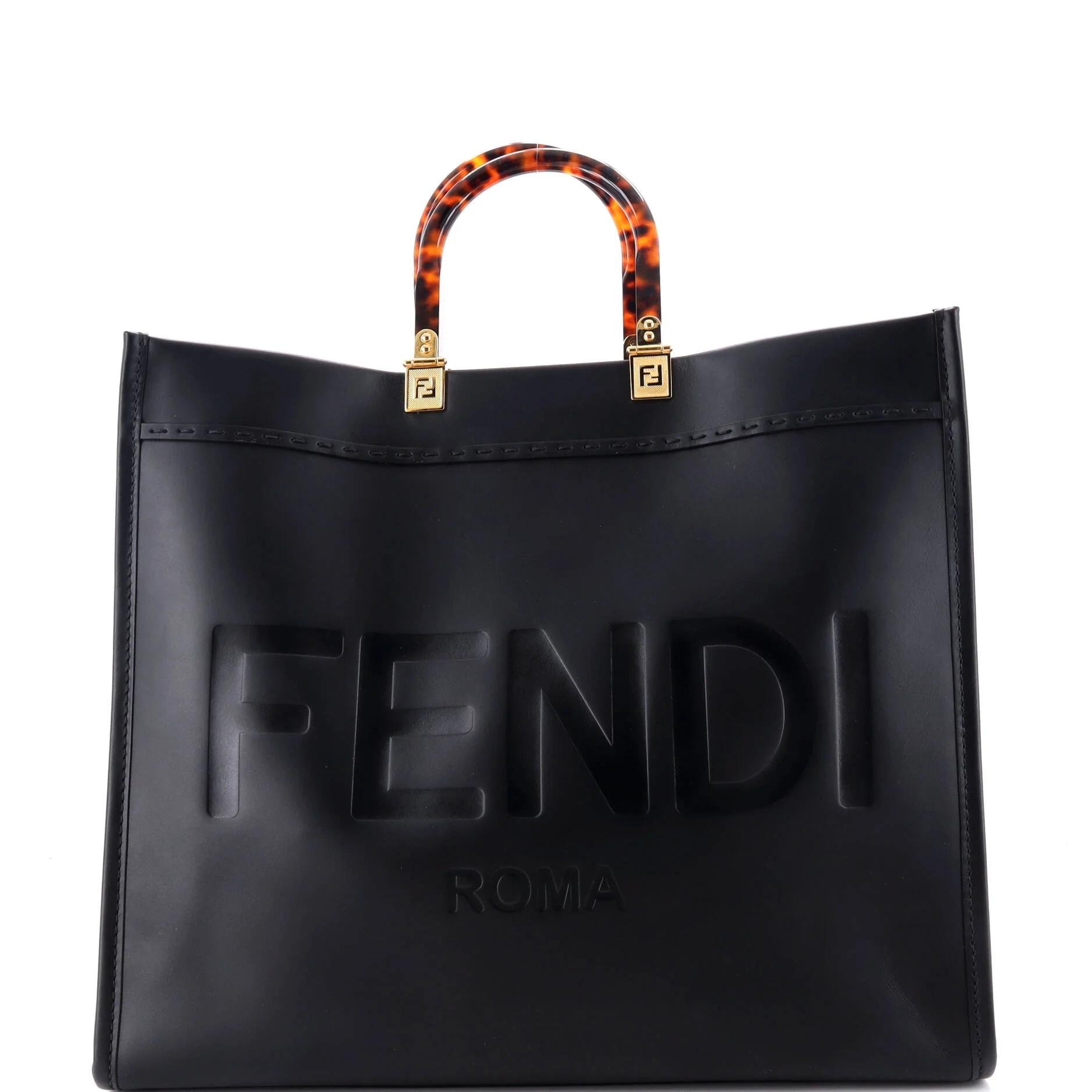 Leather tote