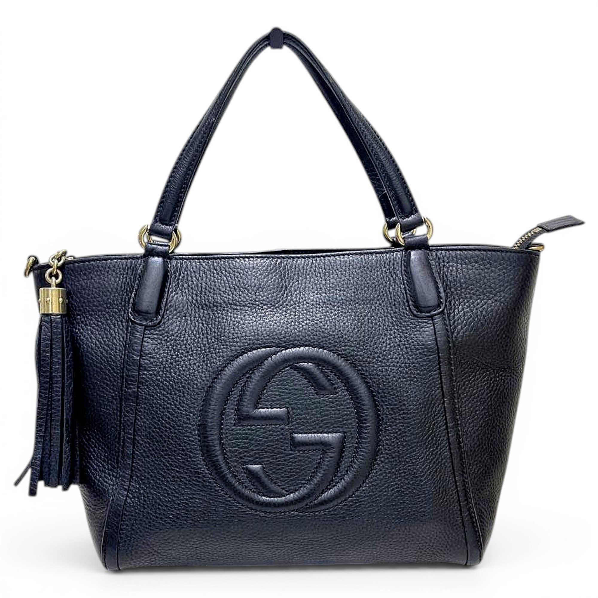 Soho Top Handle leather handbag