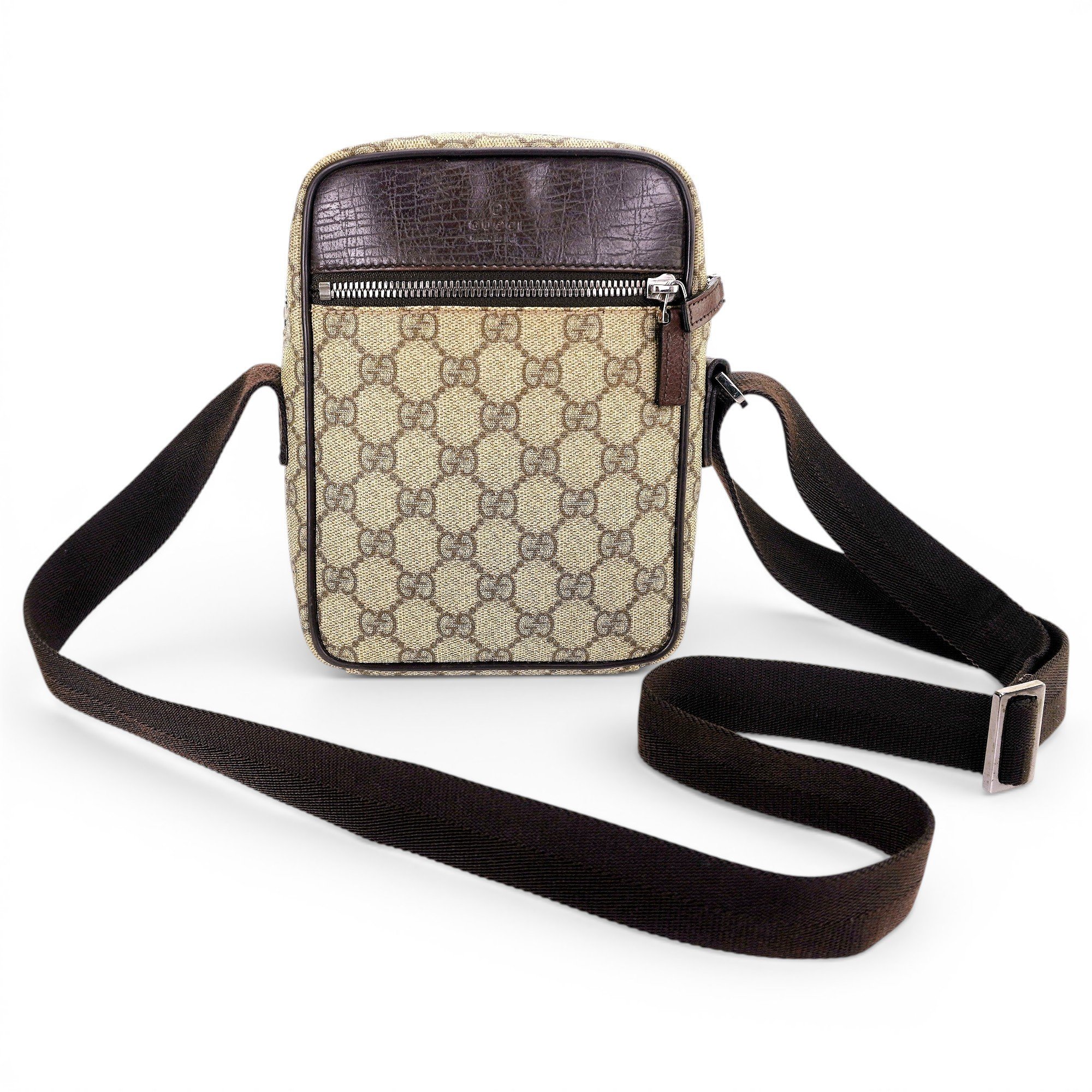 Leather crossbody bag