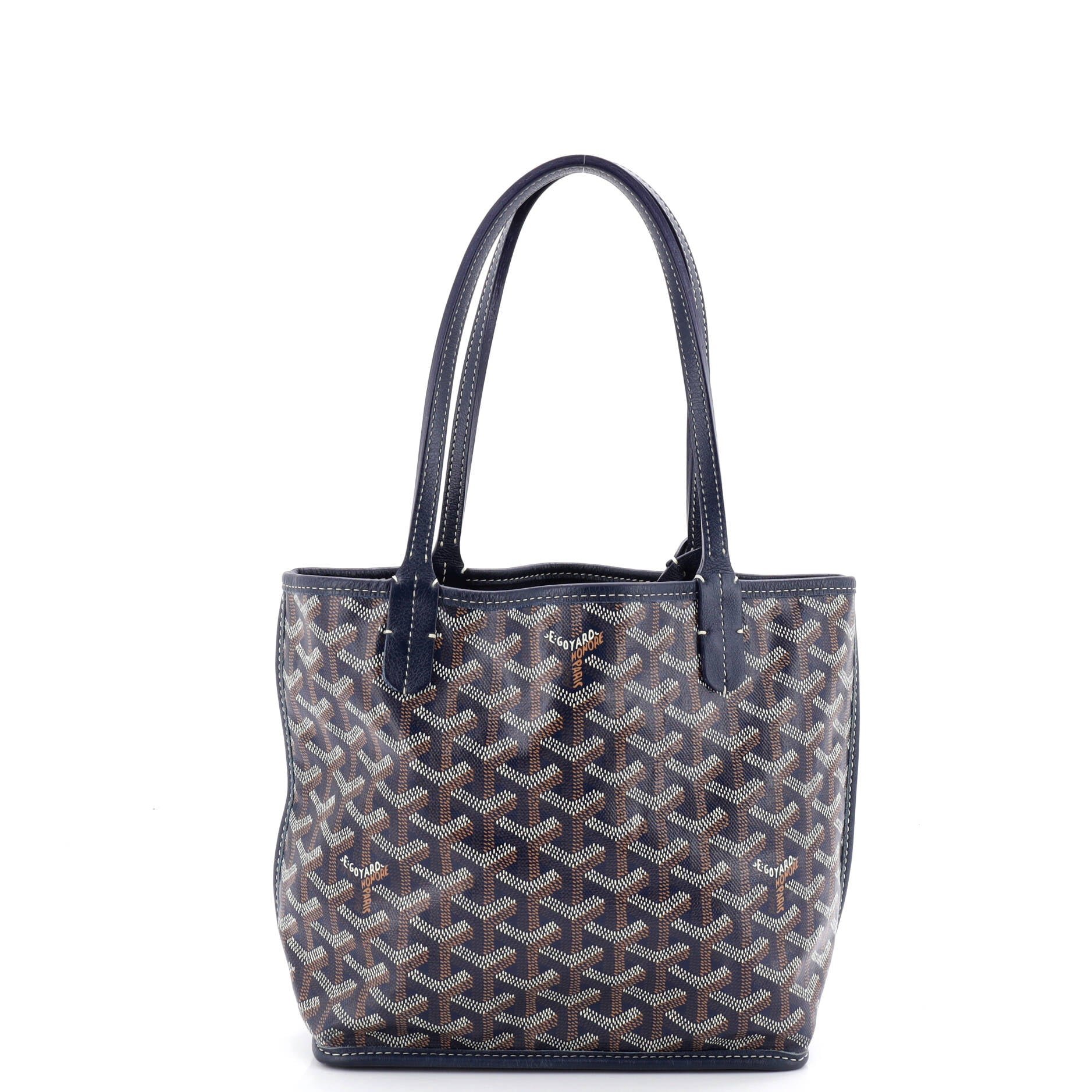 Goyard Anjou Reversible Tote Coated Canvas Mini
