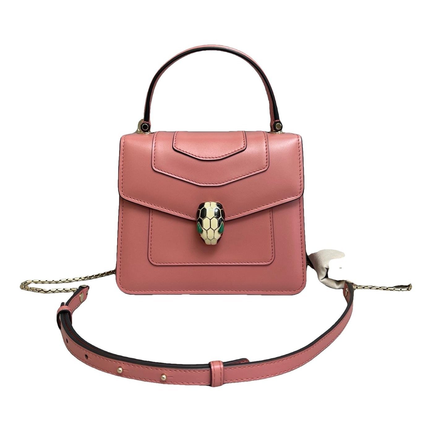 Serpenti leather handbag