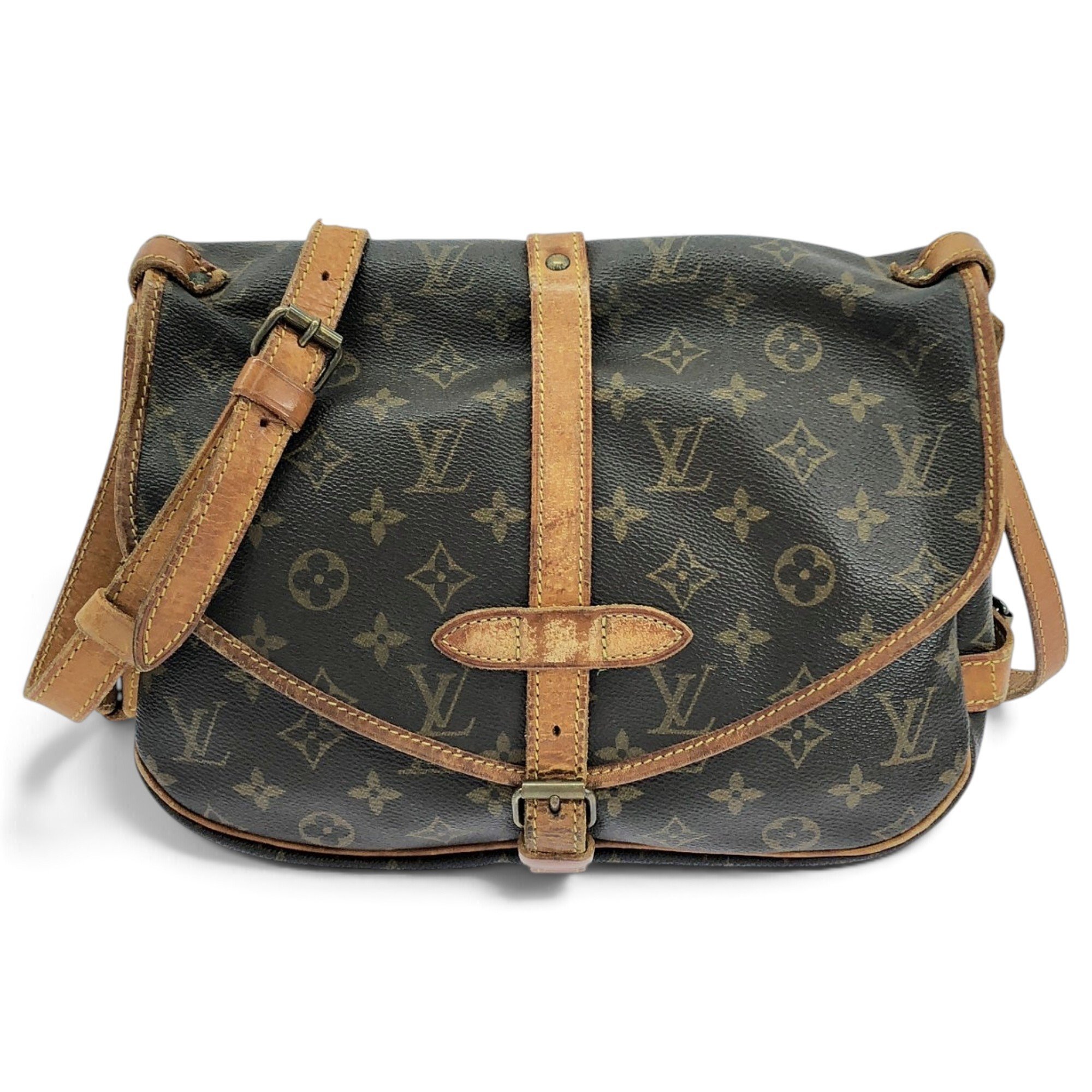 Louis Vuitton Saumur leather crossbody bag