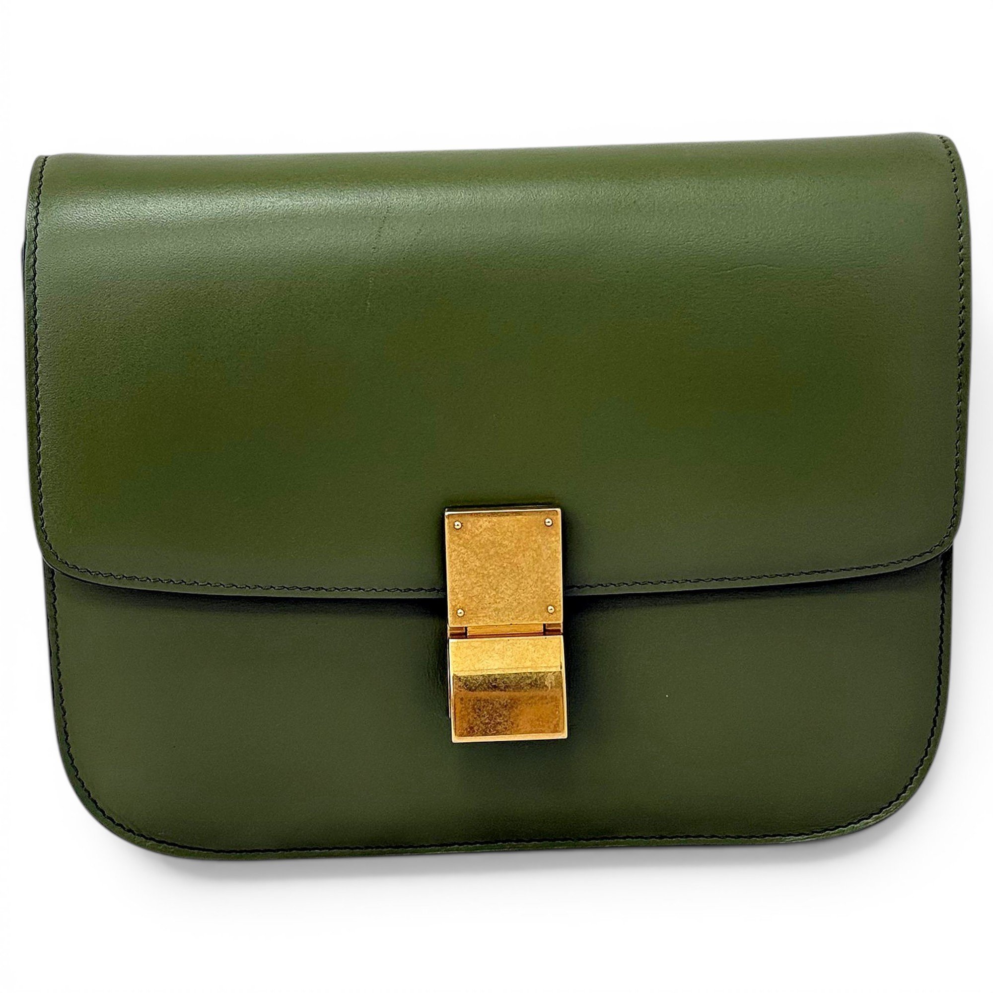 Classic leather handbag