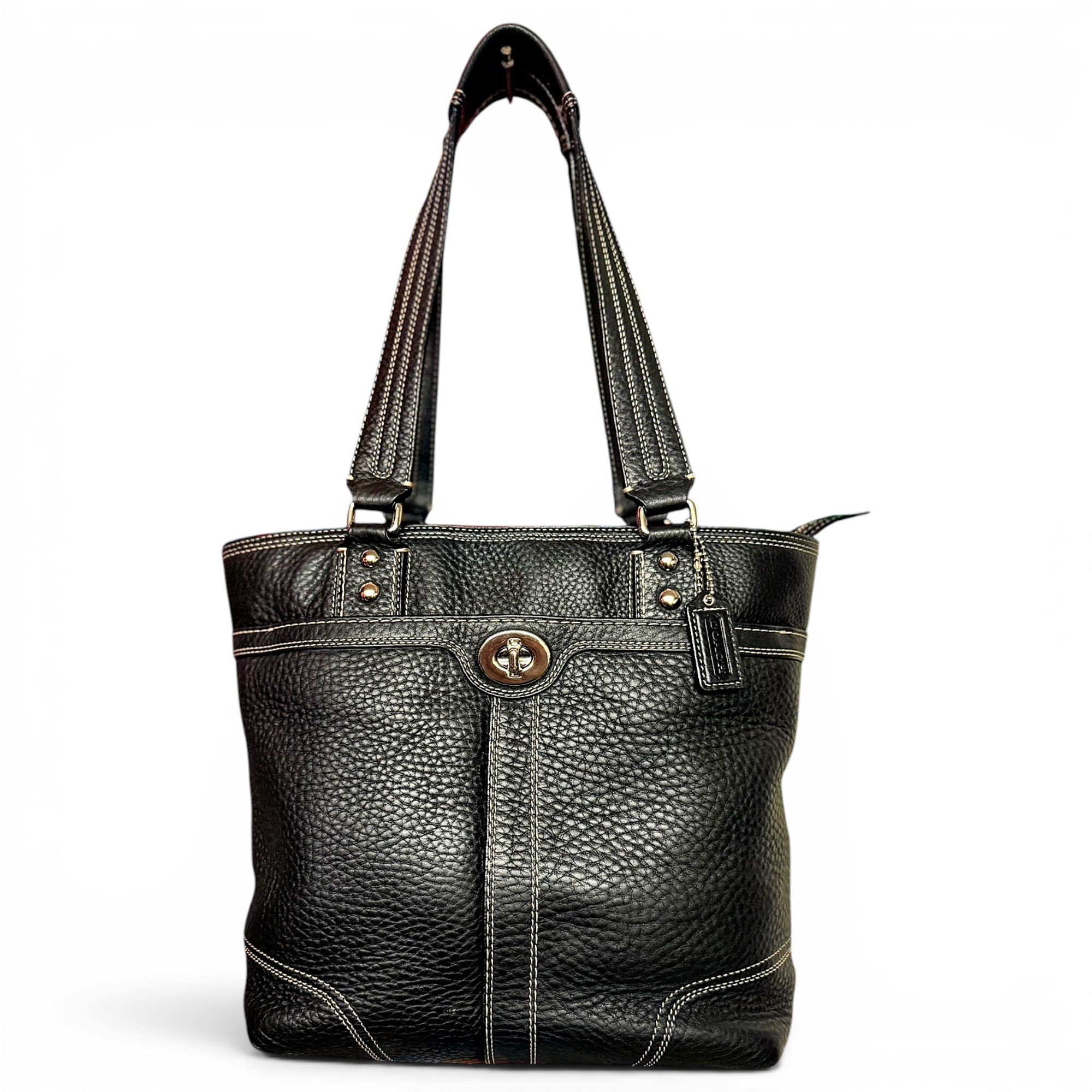 Leather tote