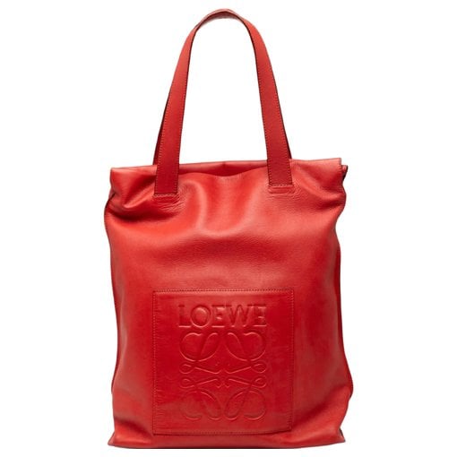 Anagram leather tote