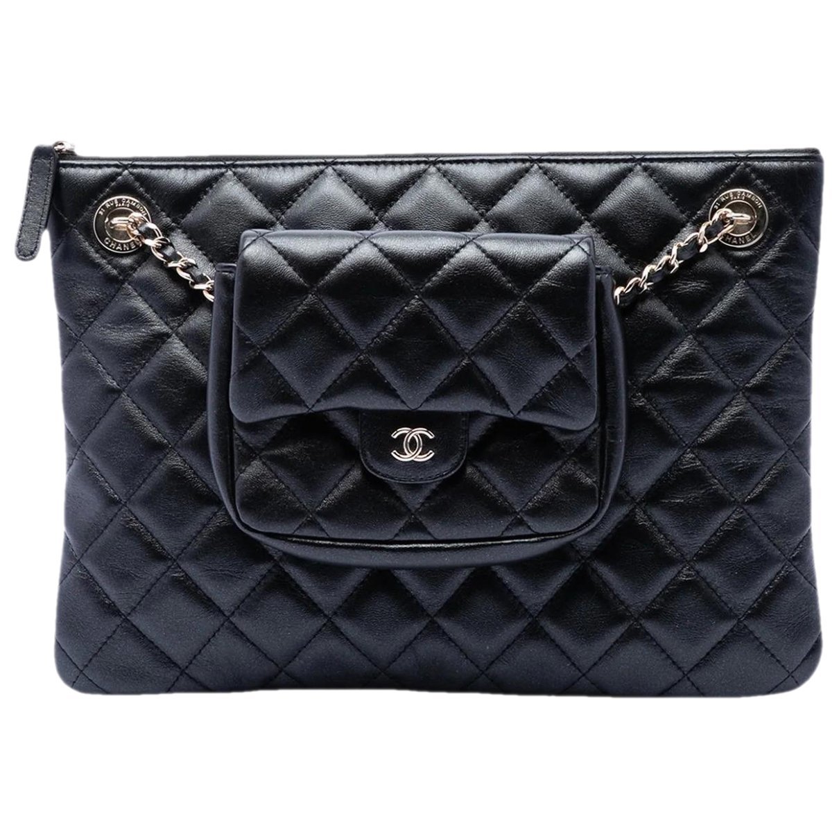 Timeless/Classique leather clutch bag