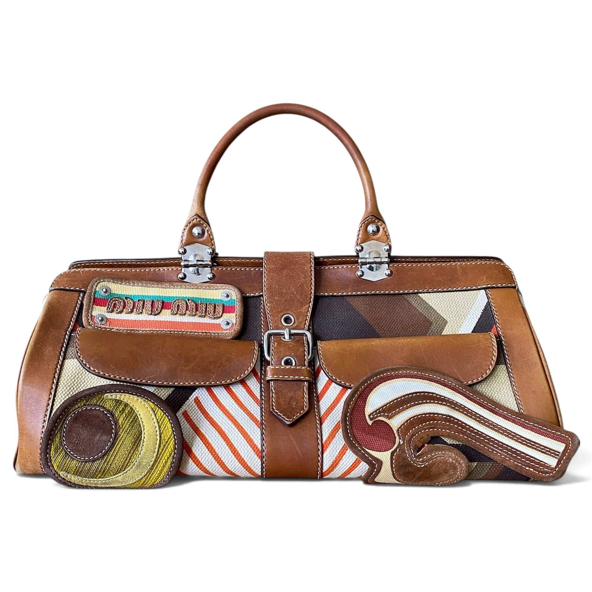 Leather handbag