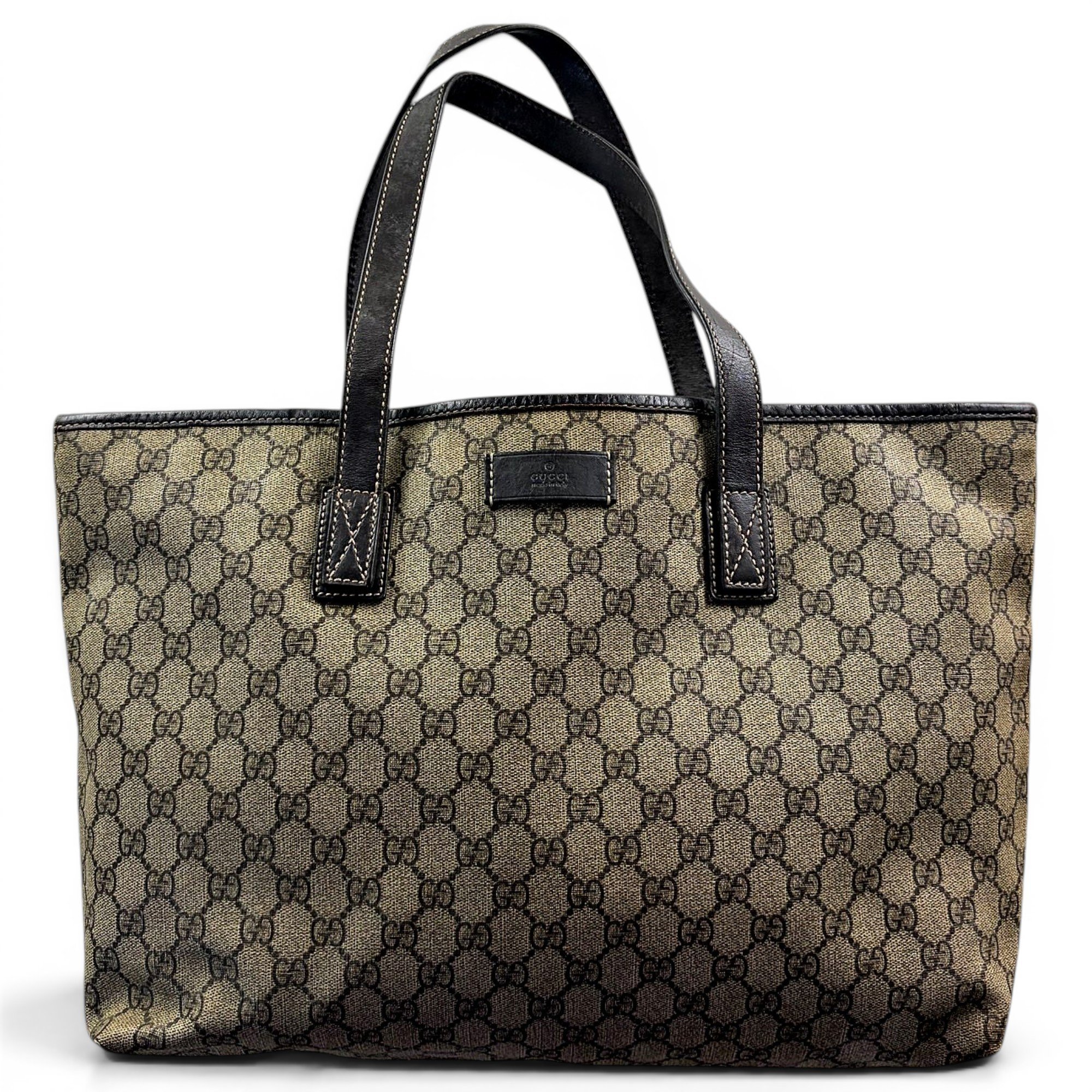 Leather tote