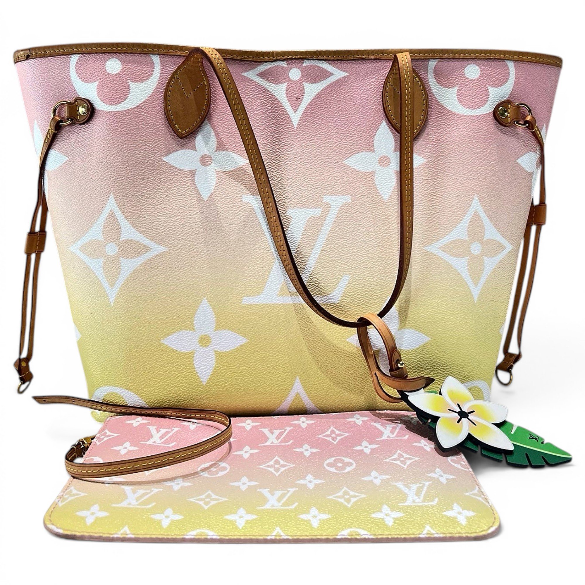 Neverfull leather handbag