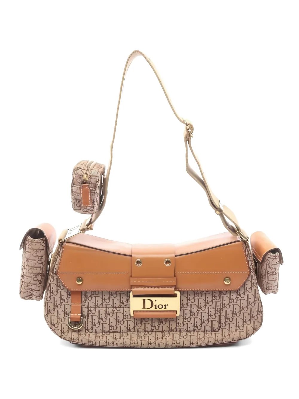 2010s Street Chic Trotter canvas shoulder bag