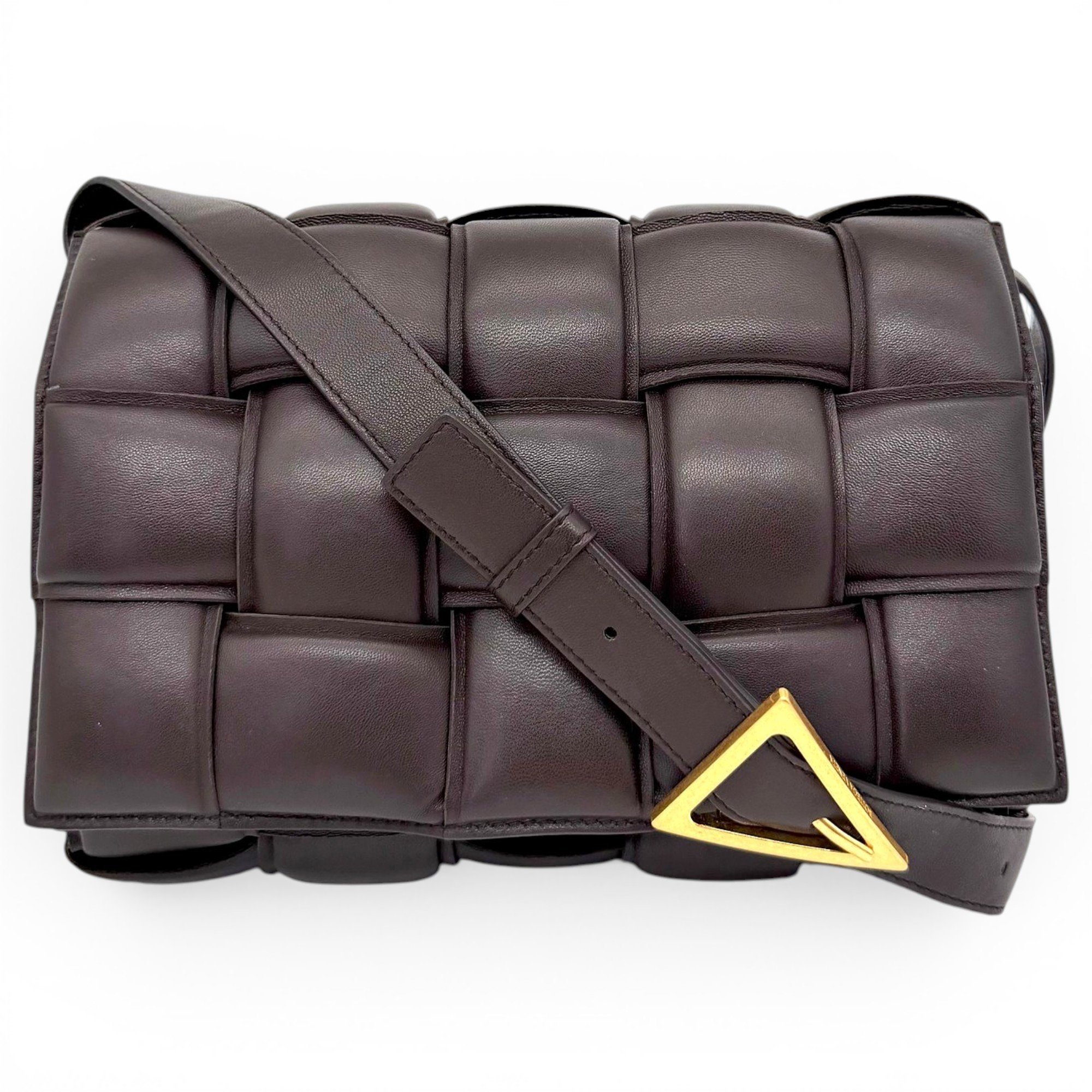 Cassette Padded leather crossbody bag