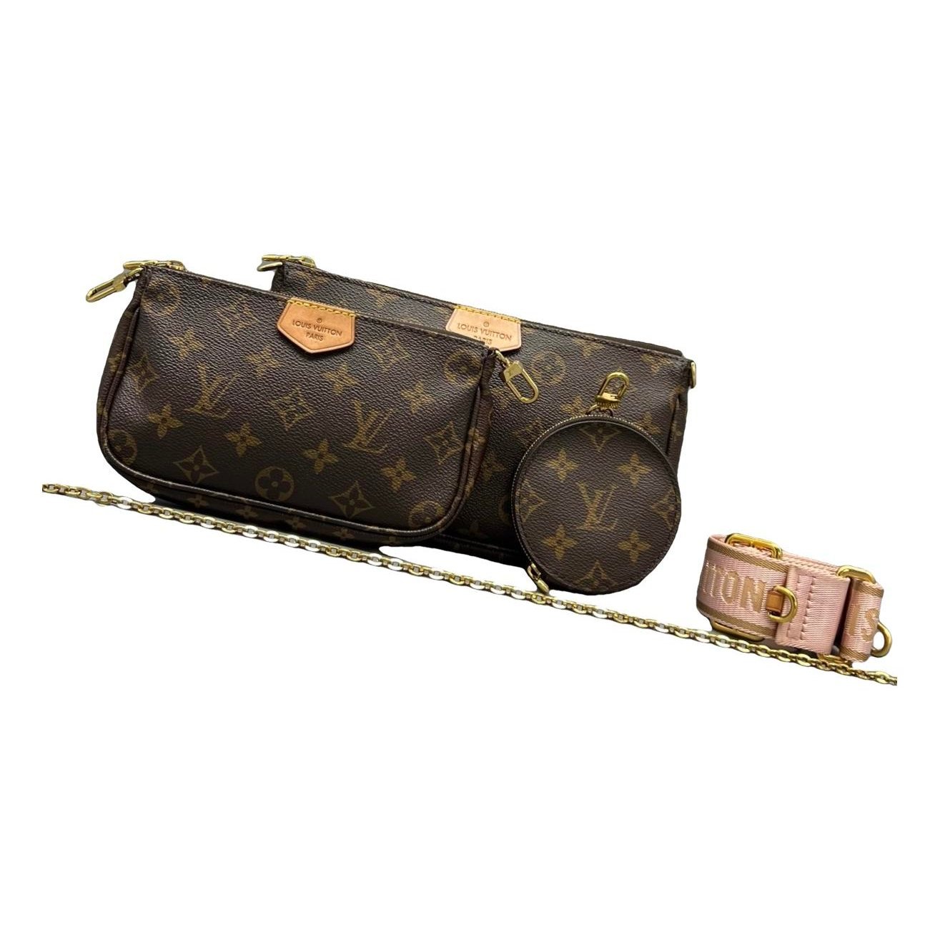 Multi Pochette Accessoires leather handbag