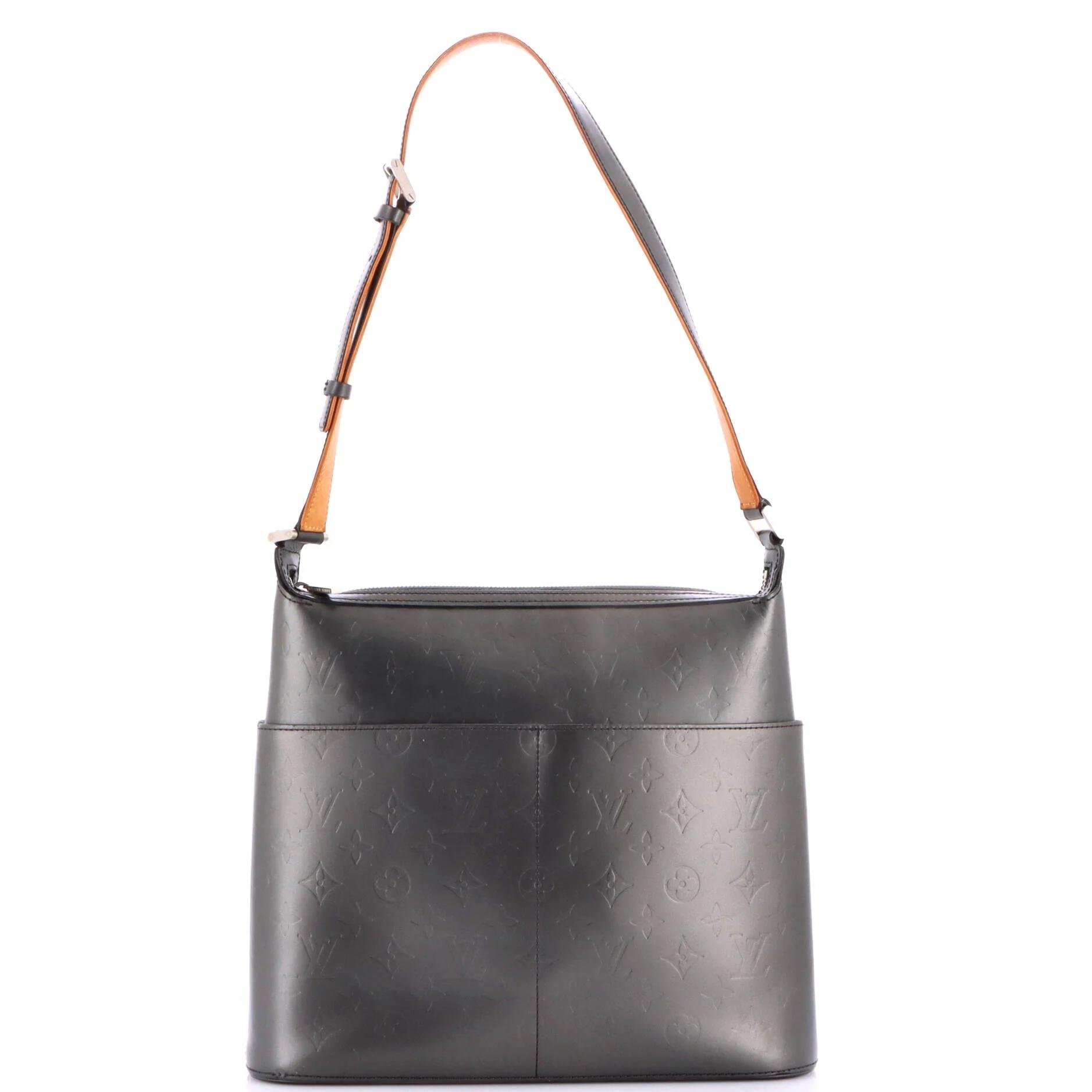 Patent leather handbag