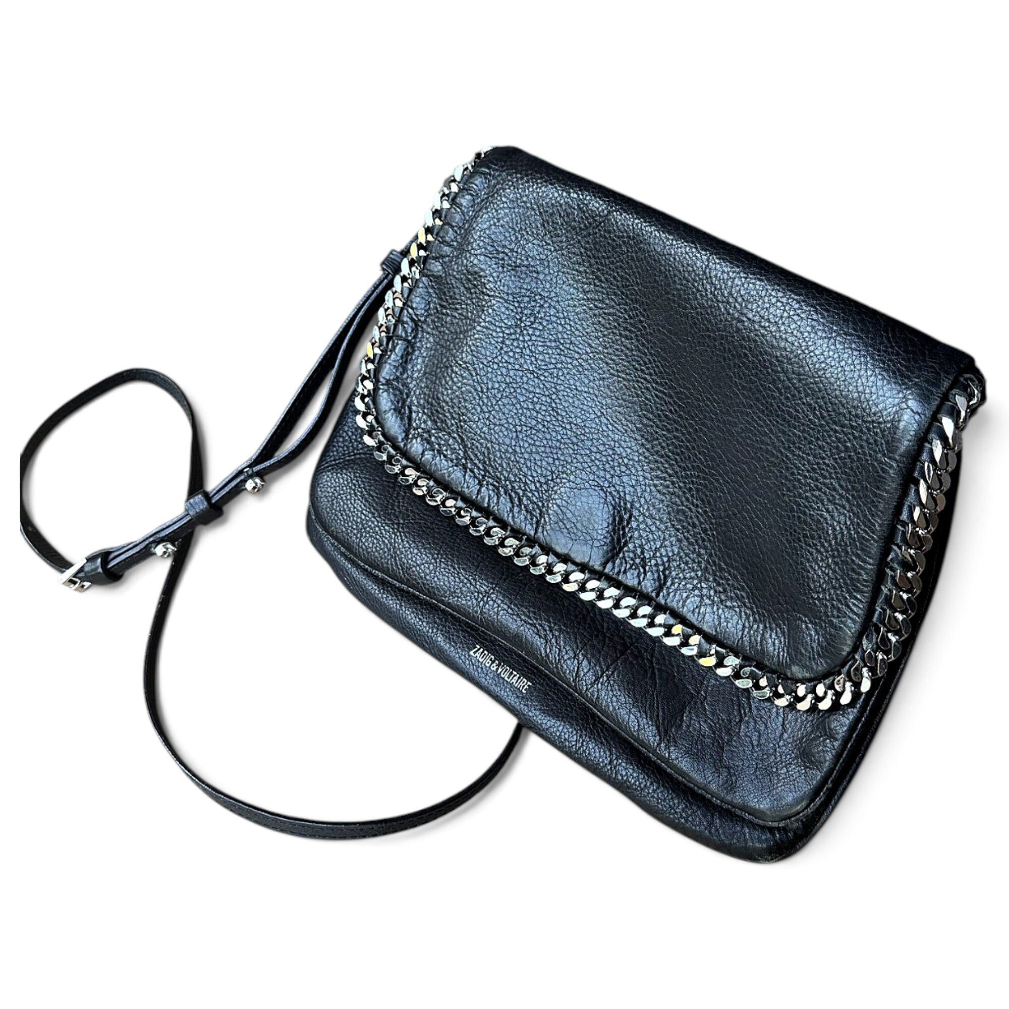 Rock leather crossbody bag