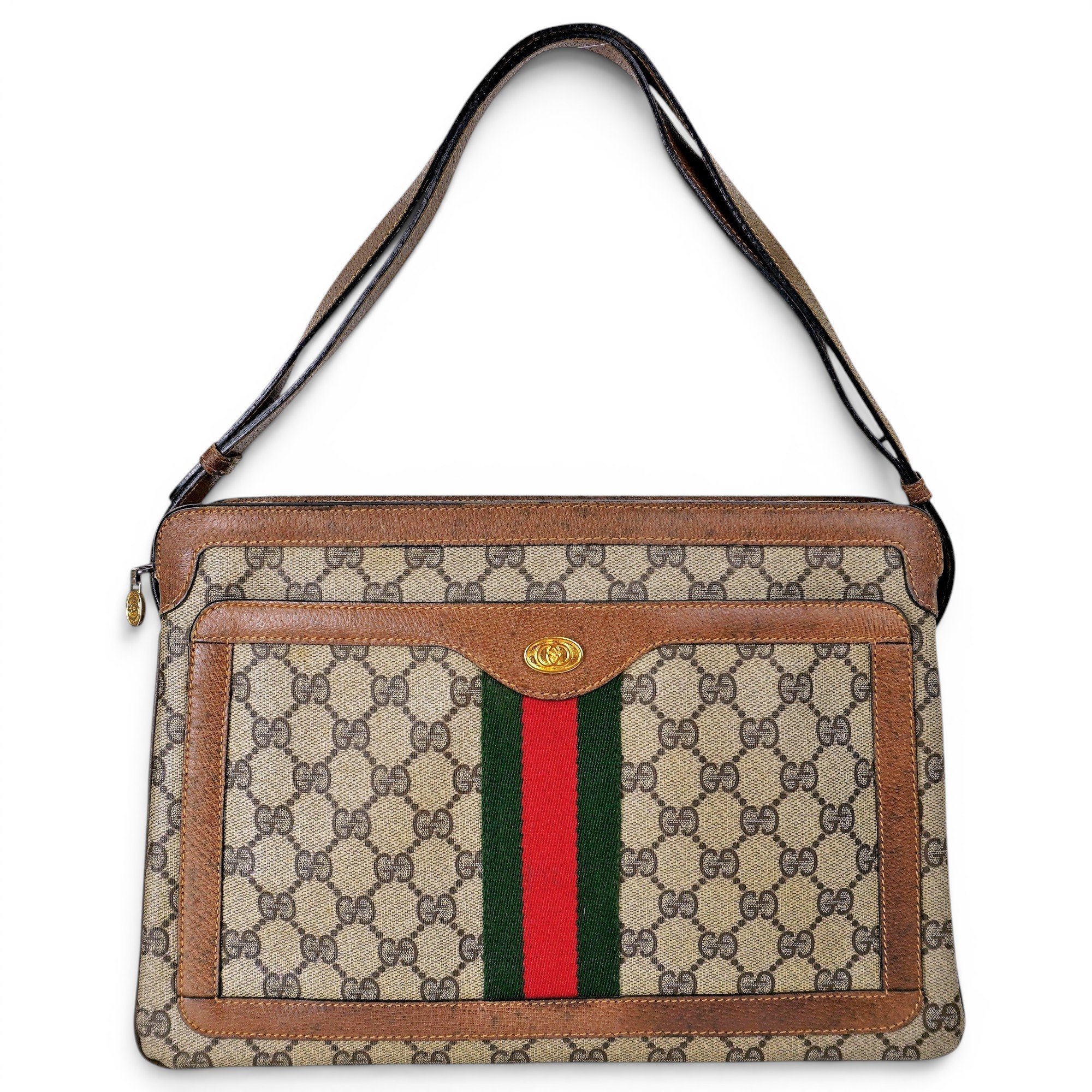 Ophidia Zip leather handbag