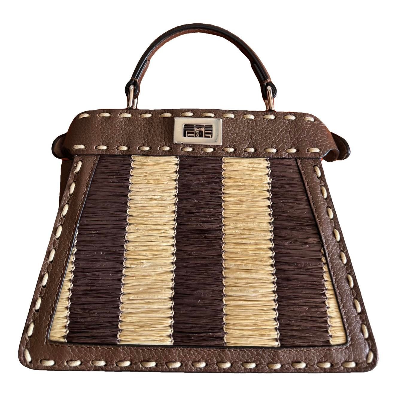 Peekaboo leather handbag