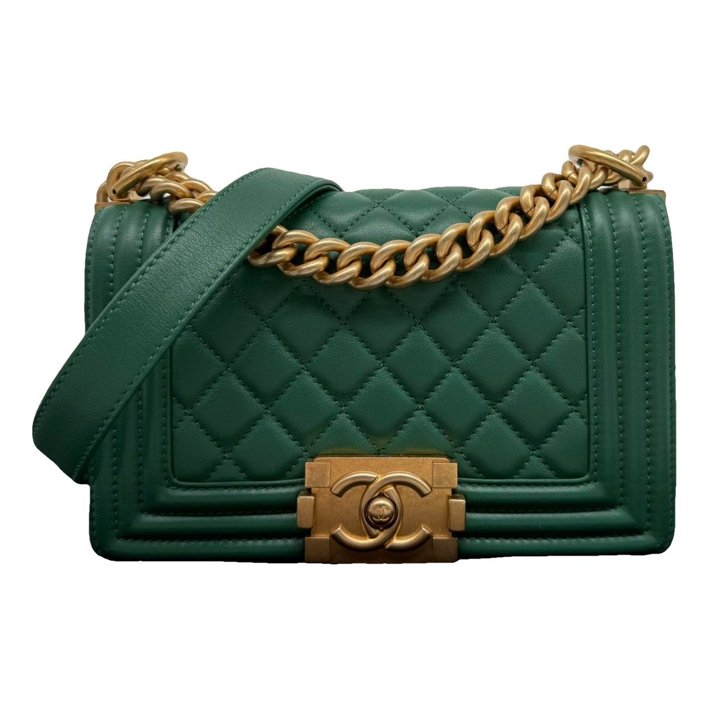 Boy leather crossbody bag