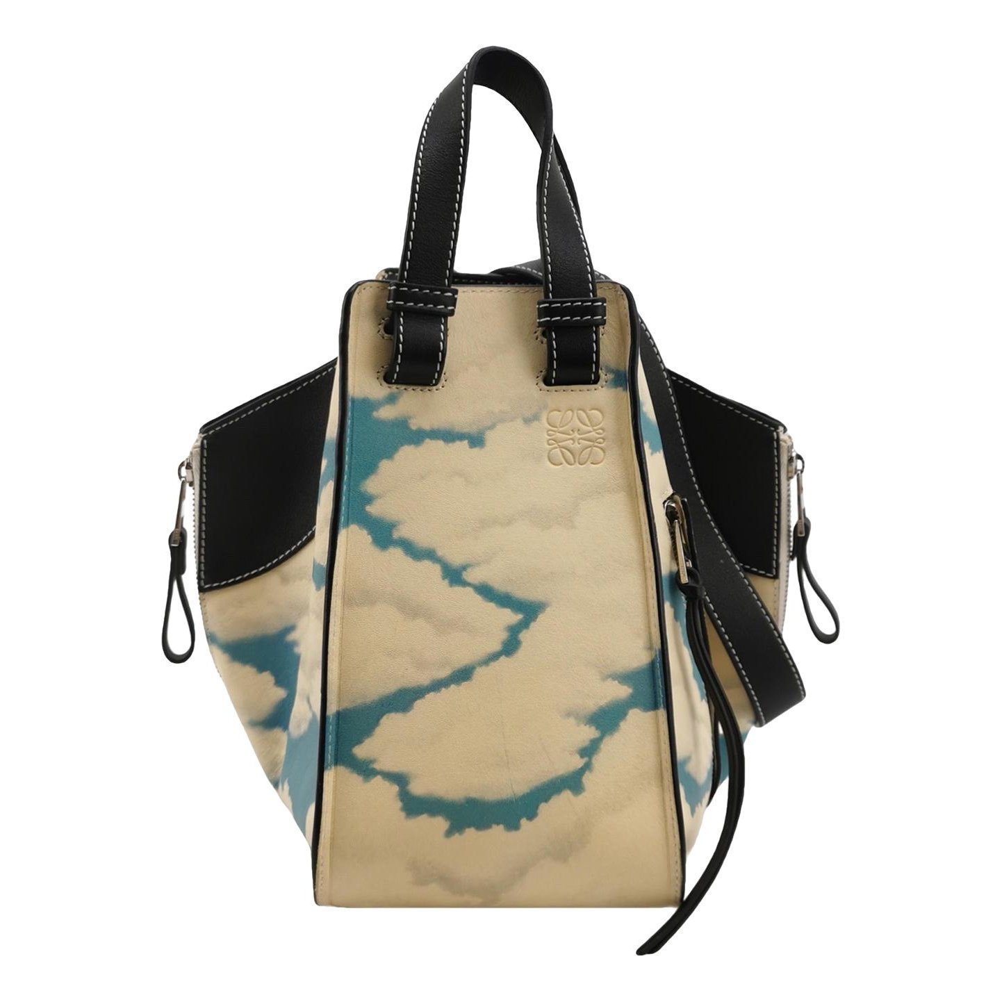 Hammock leather handbag