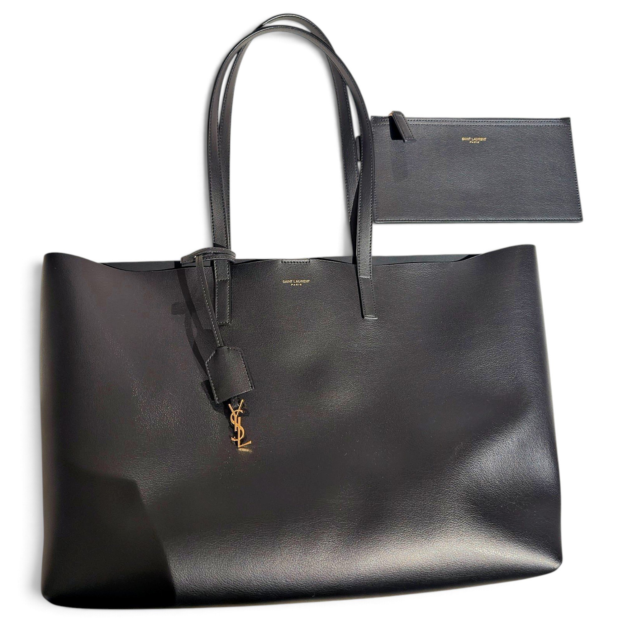 Shopping monogramme leather tote