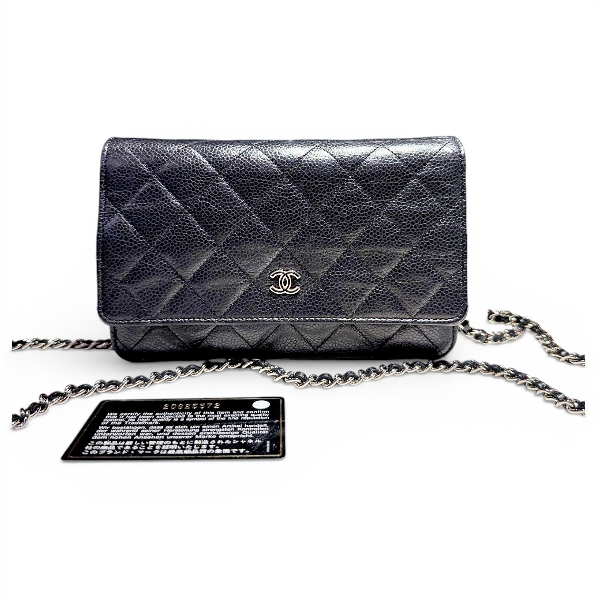 Wallet On Chain Timeless/Classique leather handbag
