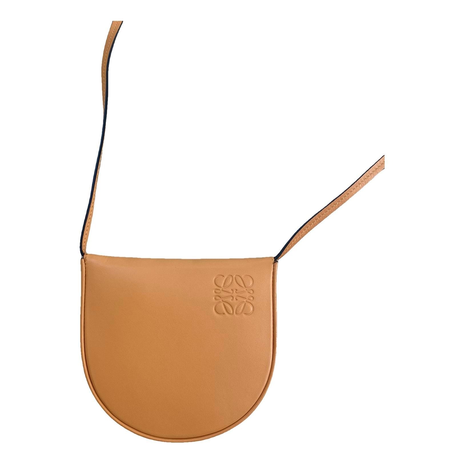 Heel leather crossbody bag