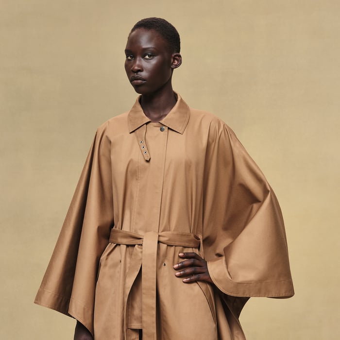 Brun Mahogany Cape Coat