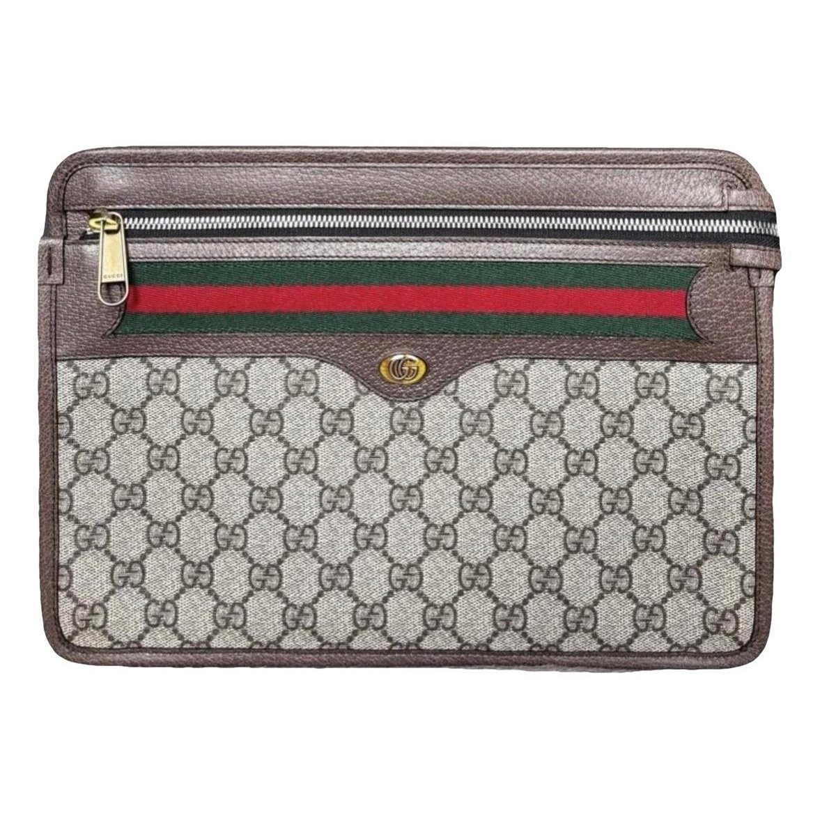Ophidia cloth clutch bag